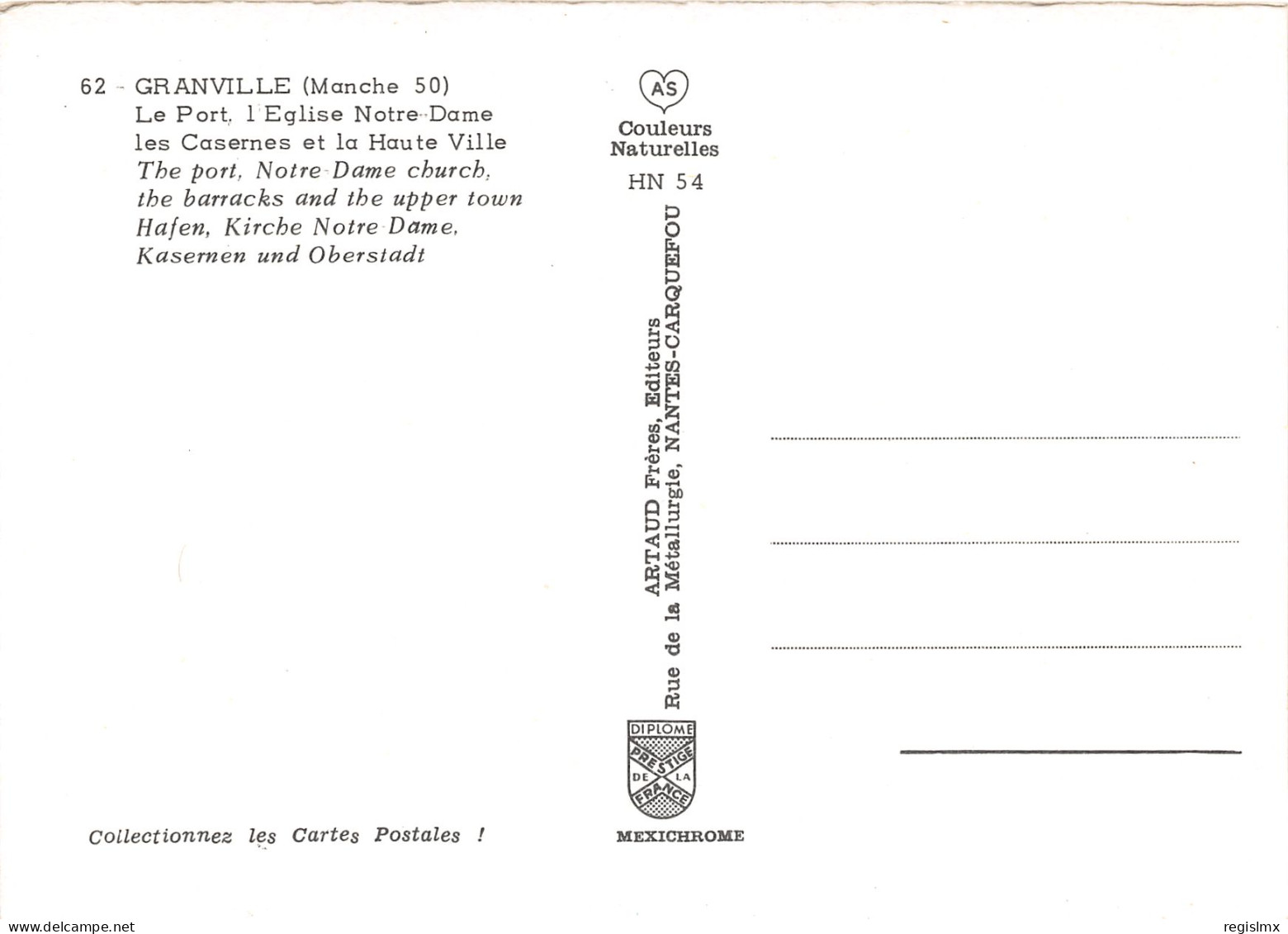 50-GRANVILLE-N°1019-C/0267 - Granville