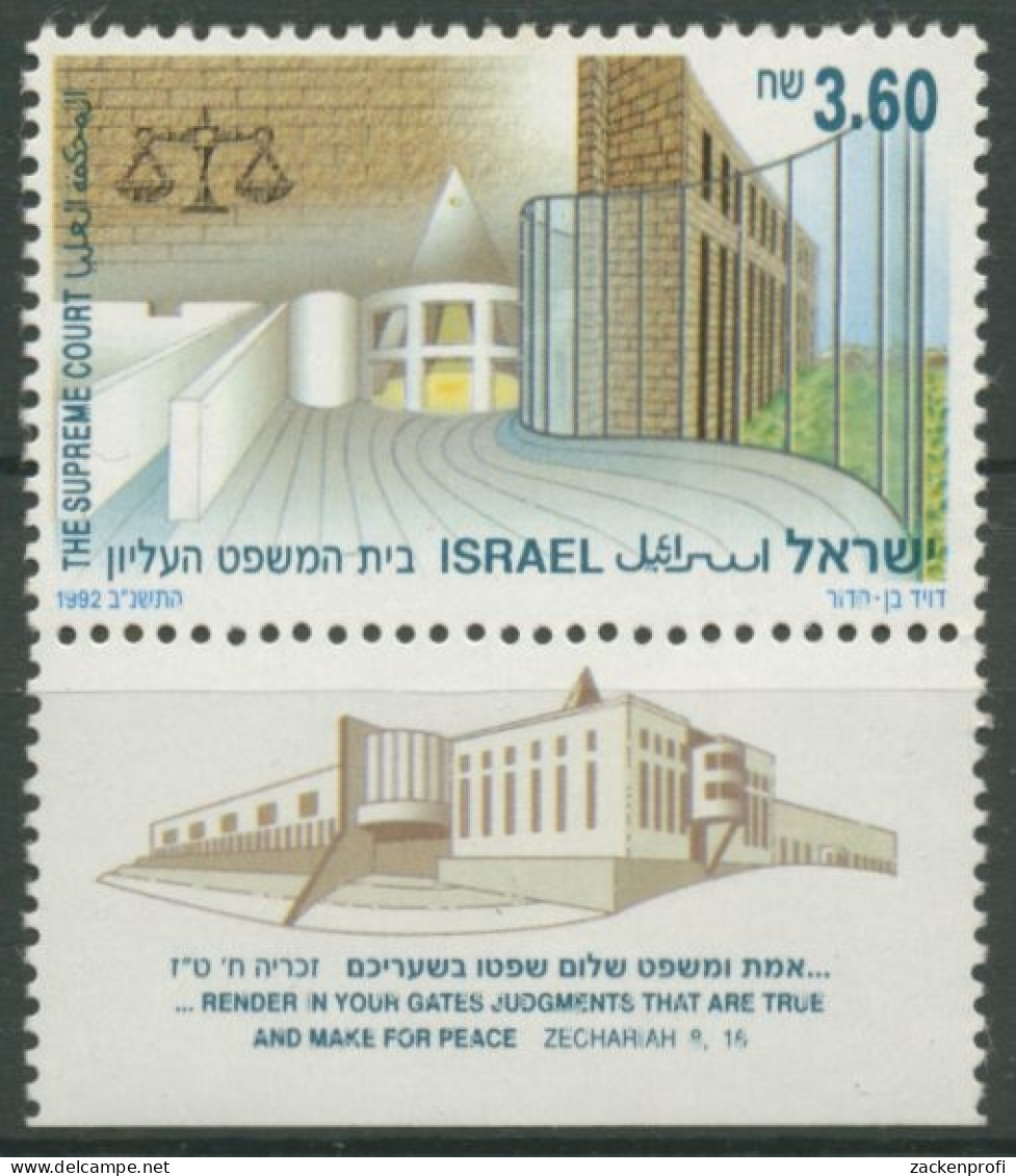 Israel 1992 Oberster Gerichtshof 1239 Mit Tab Postfrisch - Unused Stamps (with Tabs)