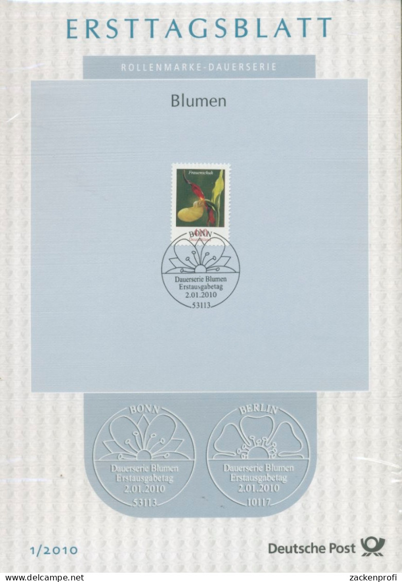Bund Jahrgang 2010 Ersttagsblätter ETB Komplett (XL9710) - Lettres & Documents