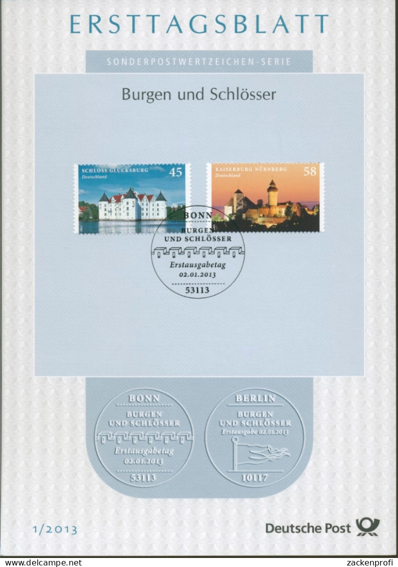 Bund Jahrgang 2013 Ersttagsblätter ETB Komplett (XL11609) - Cartas & Documentos