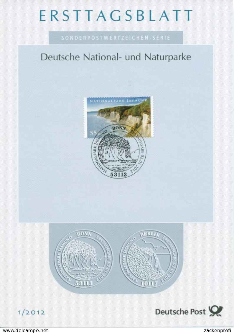 Bund Jahrgang 2012 Ersttagsblätter ETB Komplett (XL11608) - Lettres & Documents