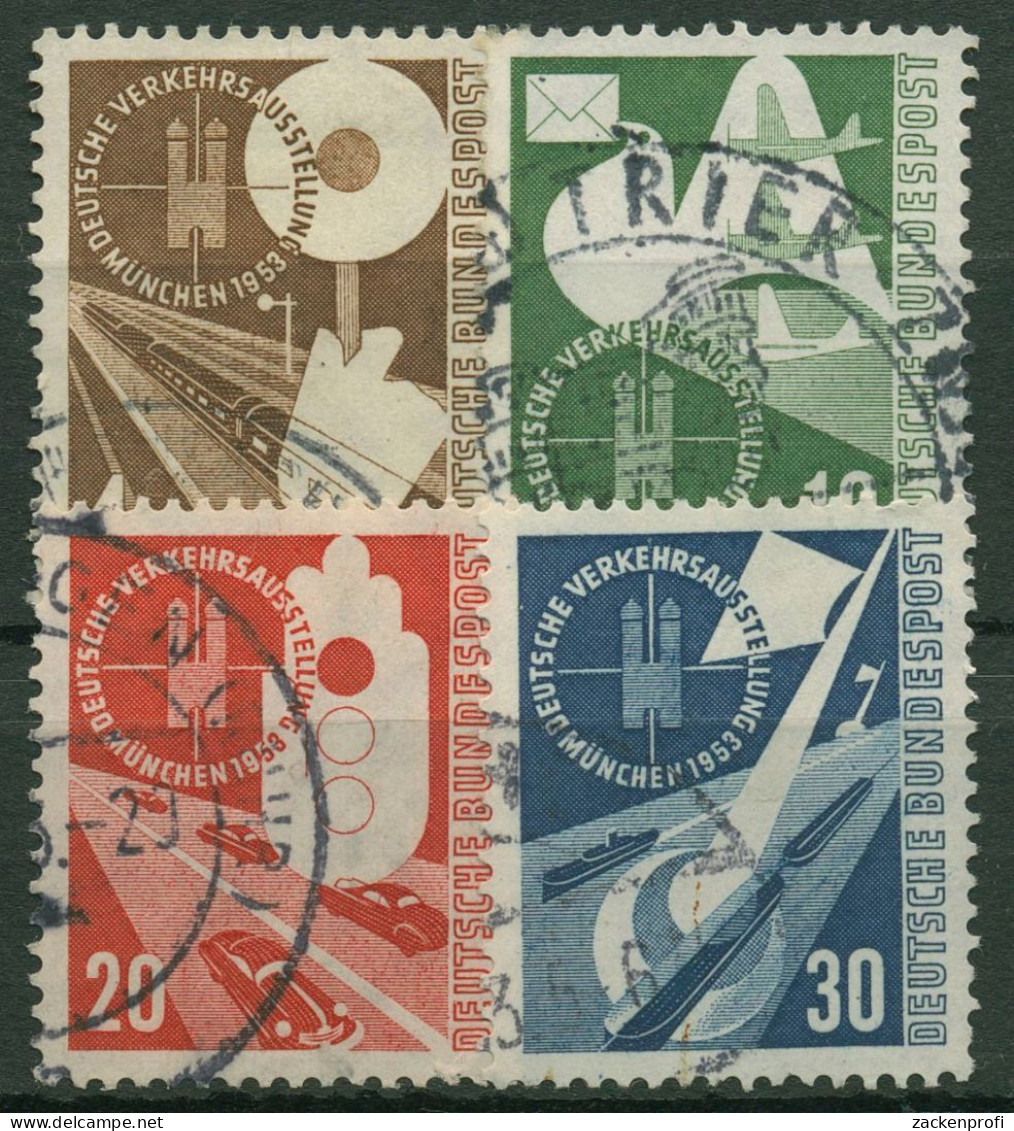 Bund 1953 Deutsche Verkehrsausstellung München 167/70 Gestempelt - Used Stamps