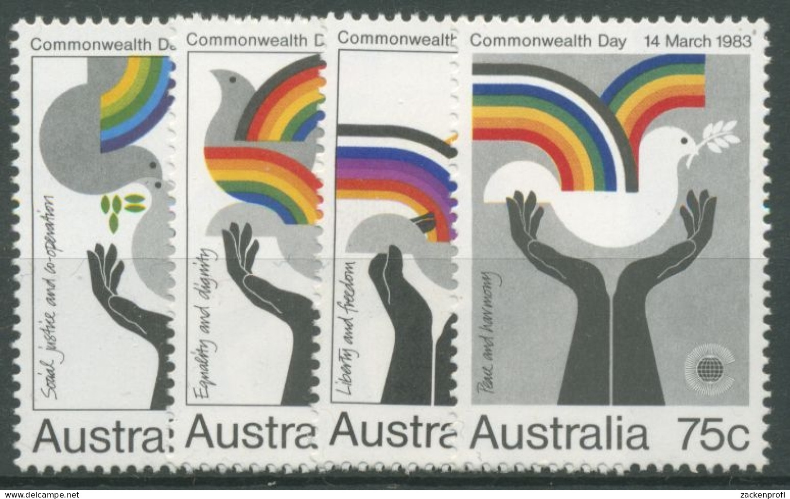 Australien 1983 Commonwealth-Tag 831/34 Postfrisch - Neufs