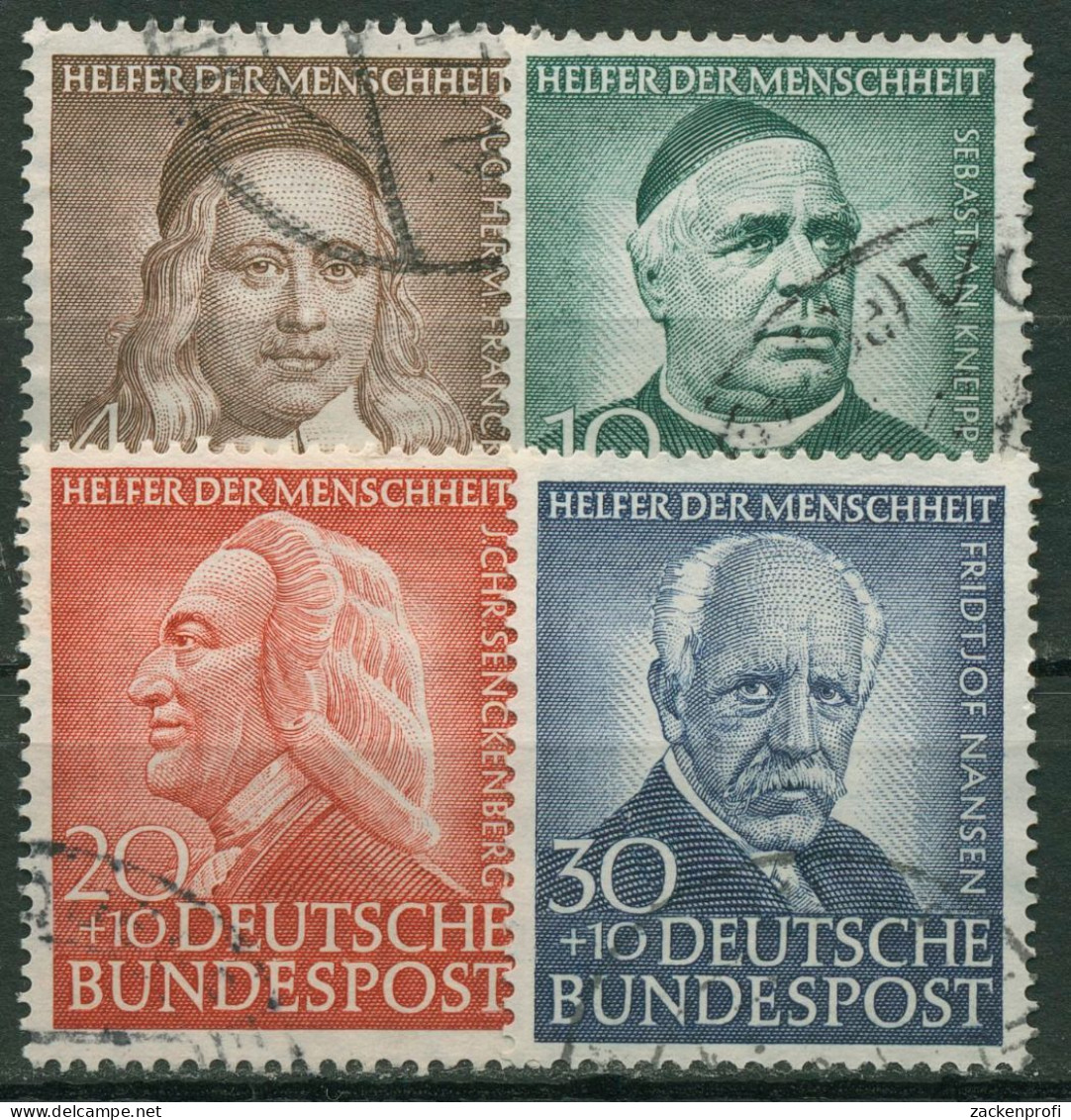 Bund 1953 Wohlfahrt: Helfer Der Menschheit 173/76 Gestempelt - Usati