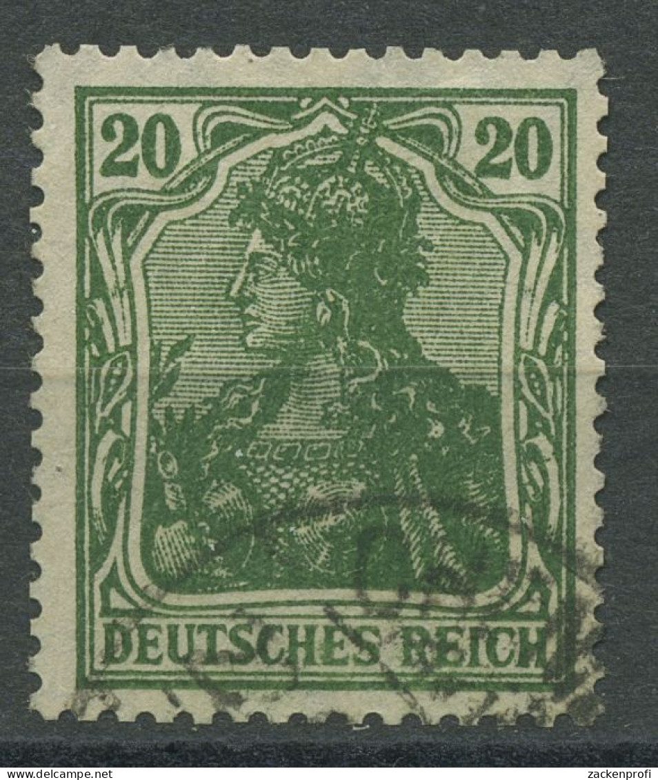Deutsches Reich 1920/21 Germania 143 A Gestempelt Geprüft - Usati