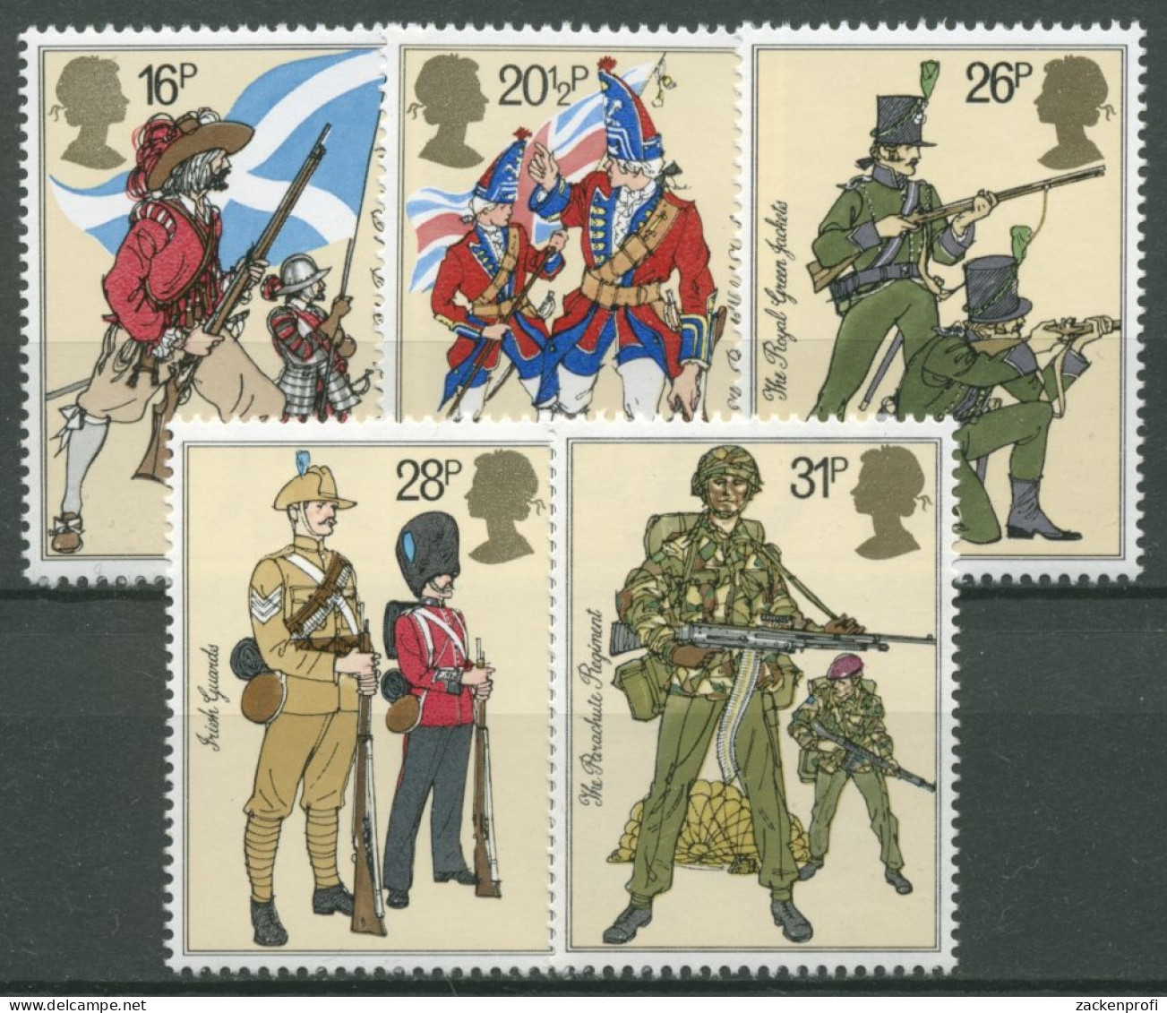 Großbritannien 1983 Britische Armee 956/60 Postfrisch - Ungebraucht