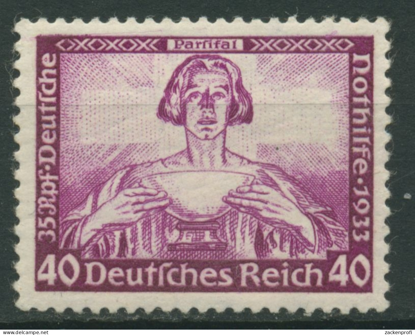 Deutsches Reich 1933 Dt. Nothilfe Wagner 507 A Postfrisch Rücks. Minimaler Fleck - Ungebraucht