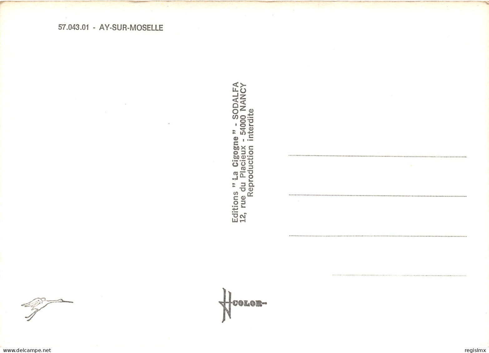 57-AY SUR MOSELLE-N°1020-D/0029 - Other & Unclassified