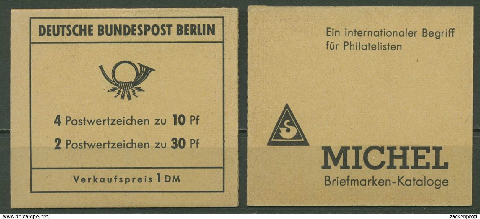 Berlin Markenheftchen 1970 Brandenburger Tor MH 6 B Postfrisch - Carnets