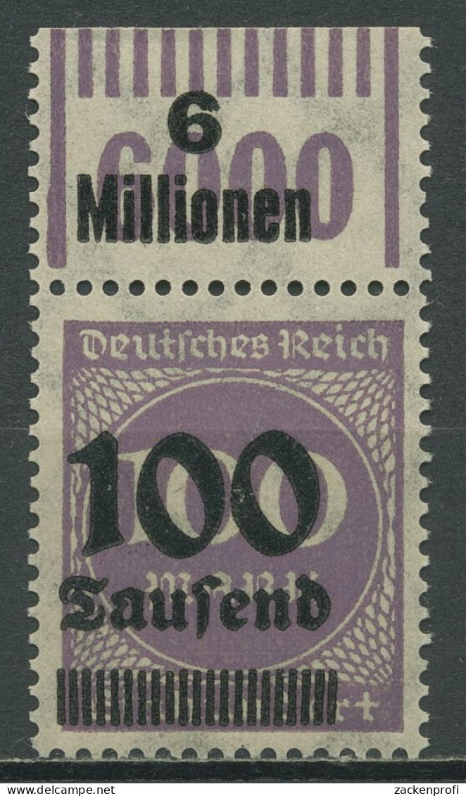 Dt. Reich 1923 OPD Aufdruck LEIPZIG Walze 289 B OPD G F W OR 1'11'1 Postfrisch - Unused Stamps