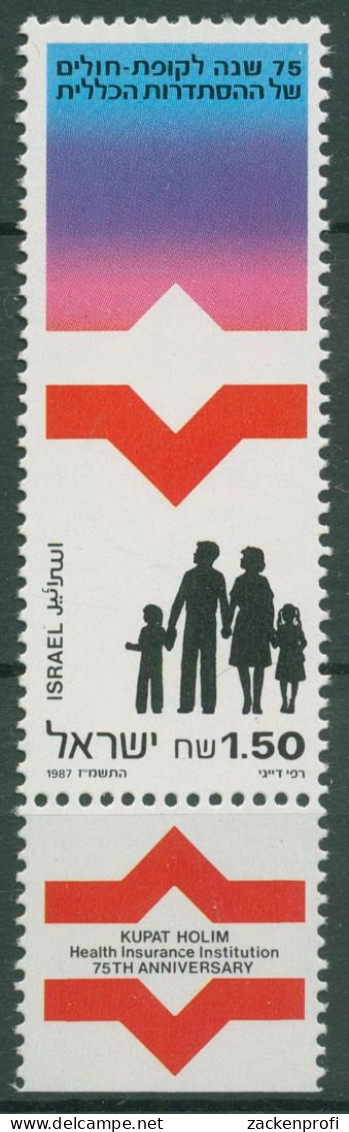 Israel 1987 Gesundheitsdienst Kupat Holim 1068 Mit Tab Postfrisch - Ongebruikt (met Tabs)
