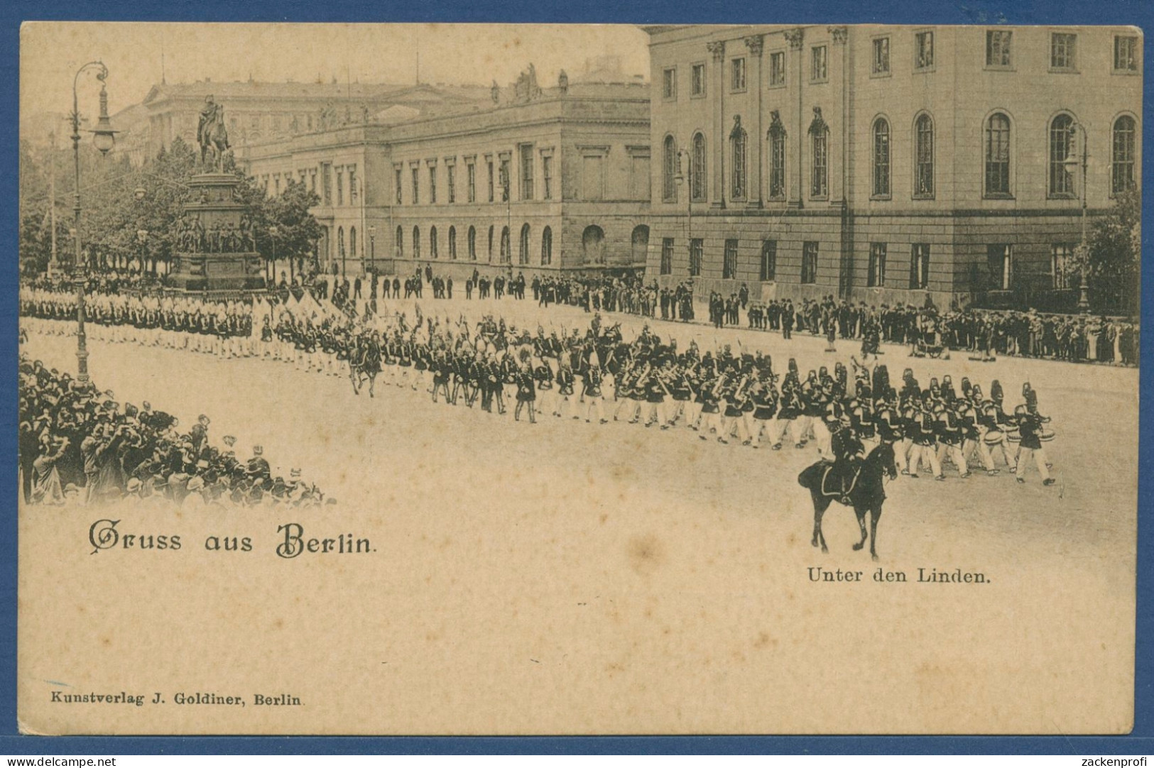 Berlin Unter Den Linden Parase, Ungebraucht (AK3411) - Mitte