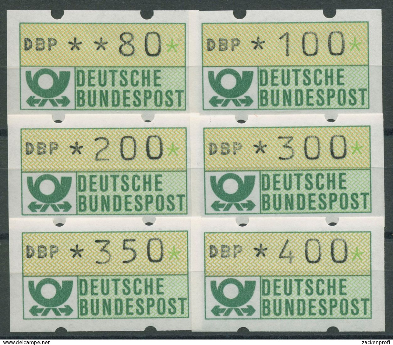 Bund ATM 1993 Automatenmarken Versandstellensatz 1.2 Hu VS 9 Postfrisch - Timbres De Distributeurs [ATM]