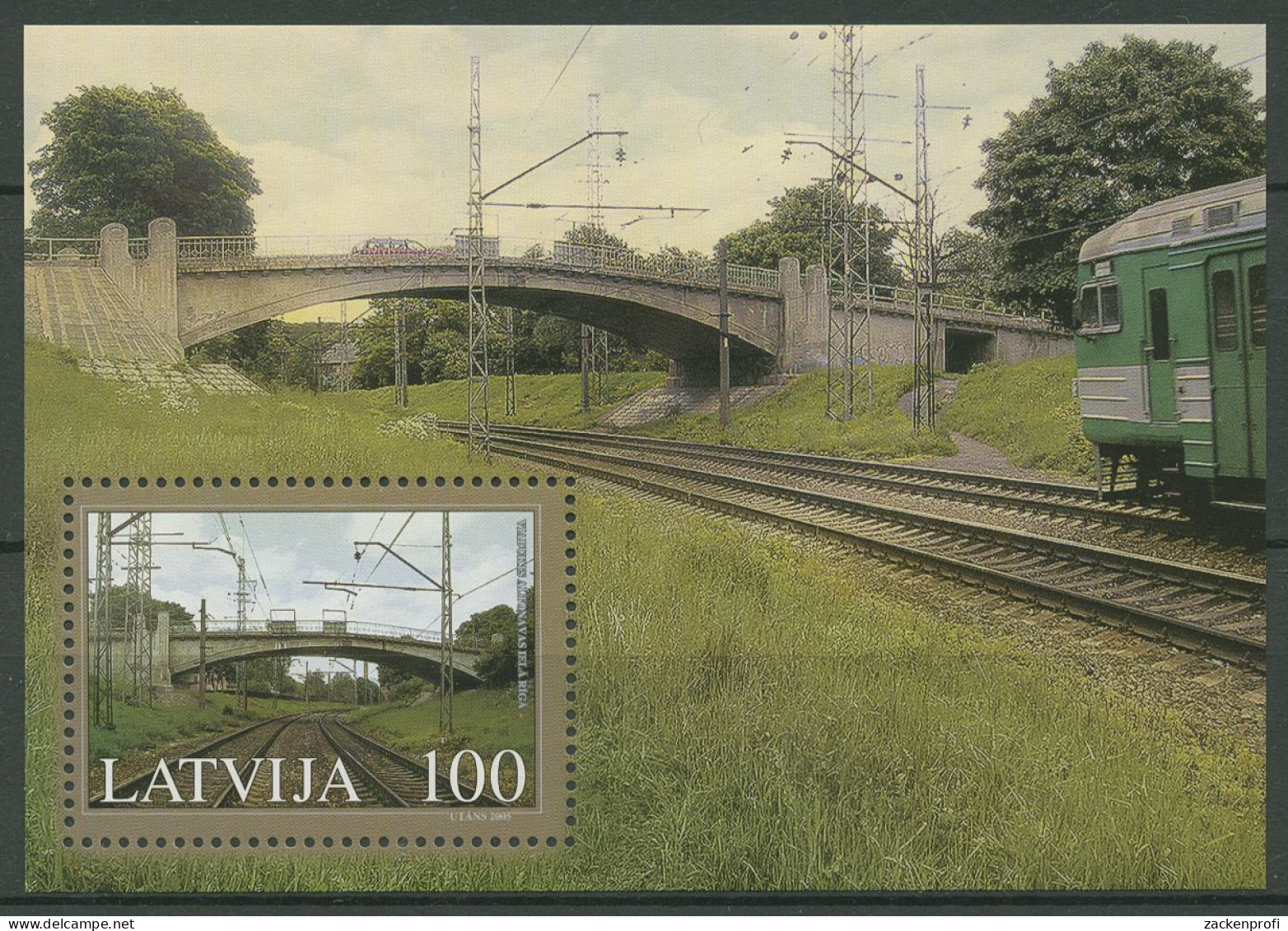 Lettland 2005 Bauwerke Brücken Block 20 Postfrisch (C62937) - Lettonie