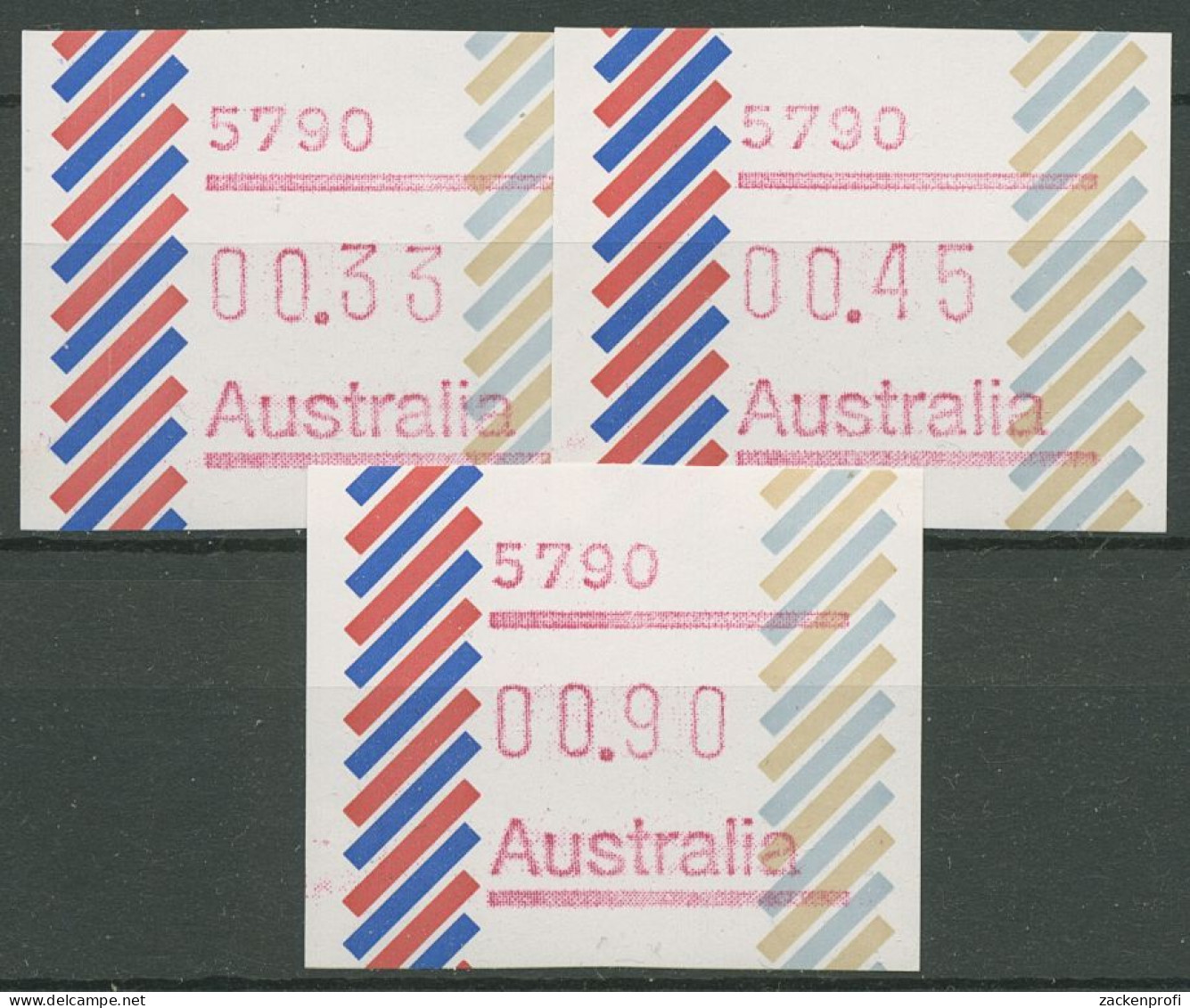 Australien 1984 Balken Tastensatz Automatenmarke 1 S2, 5790 Postfrisch - Automatenmarken [ATM]