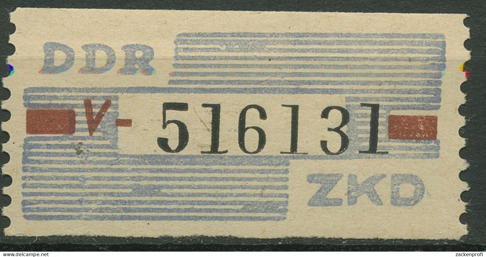 DDR 1959 Wertstreifen Für Den ZKD 28 V Postfrisch - Sonstige & Ohne Zuordnung