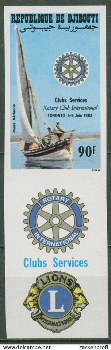 Dschibuti 1983 Rotary International Segelboot 372 B ZF Postfrisch - Djibouti (1977-...)
