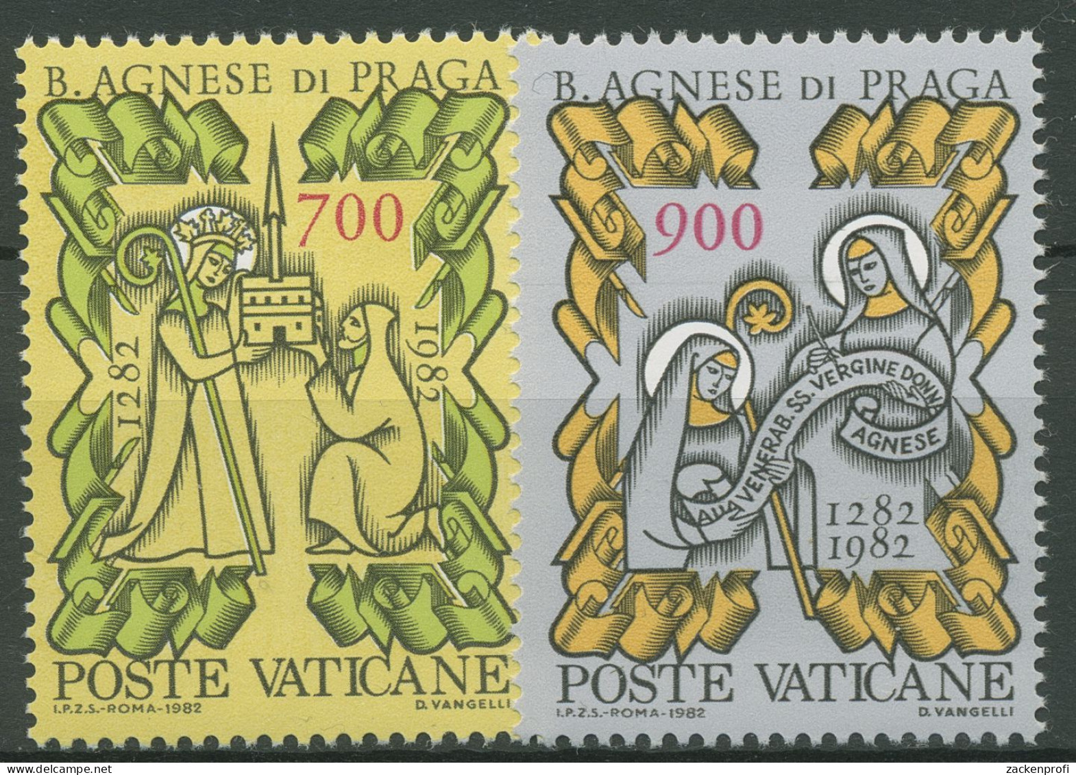 Vatikan 1982 Selige Agnes Von Böhmen 803/04 Postfrisch - Unused Stamps