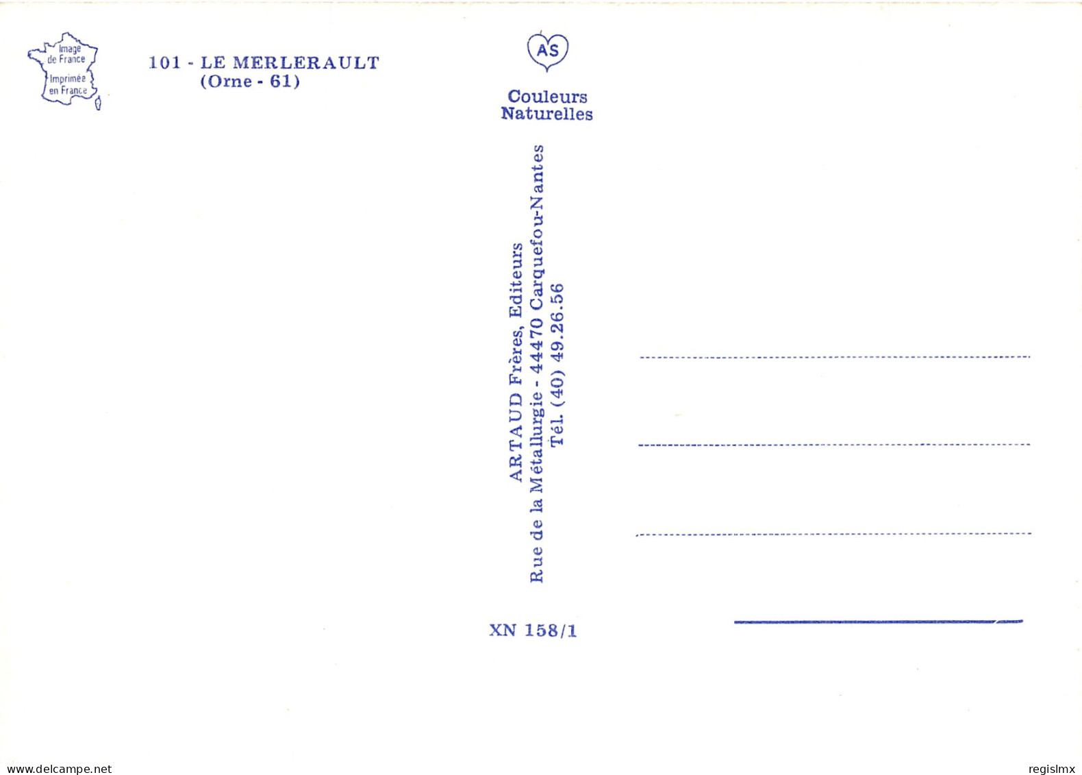 61-LE MERLERAULT-N°1021-B/0153 - Le Merlerault