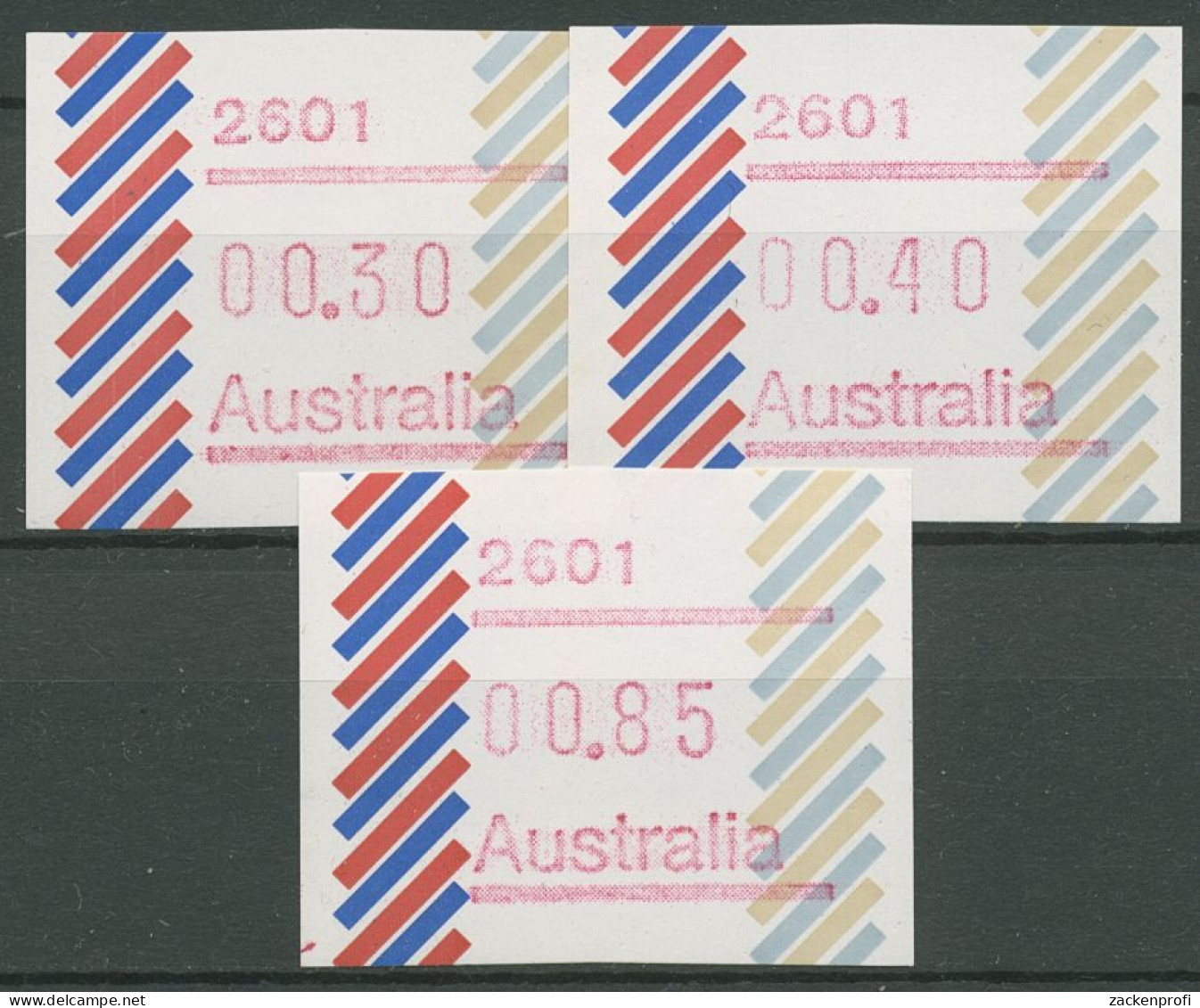 Australien 1984 Balken Tastensatz Automatenmarke 1 S1, 2601 Postfrisch - Automaatzegels [ATM]