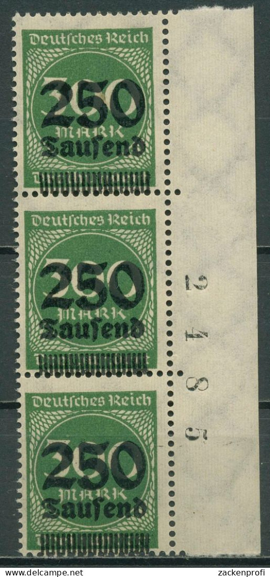Dt. Reich 1923 Mit Aufdruck, Bogenzählnummer 293 W Bg.-Zähl-Nr. Postfrisch - Unused Stamps