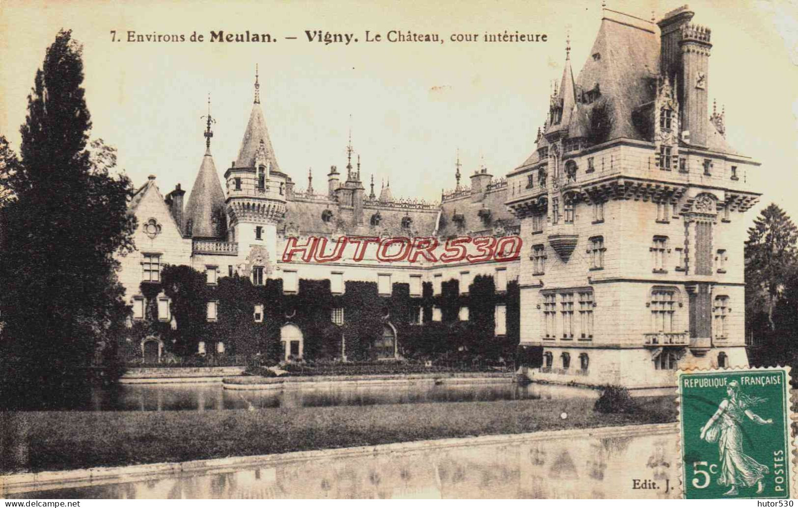 CPA VIGNY - YVELINES - LE CHATEAU - Vigny