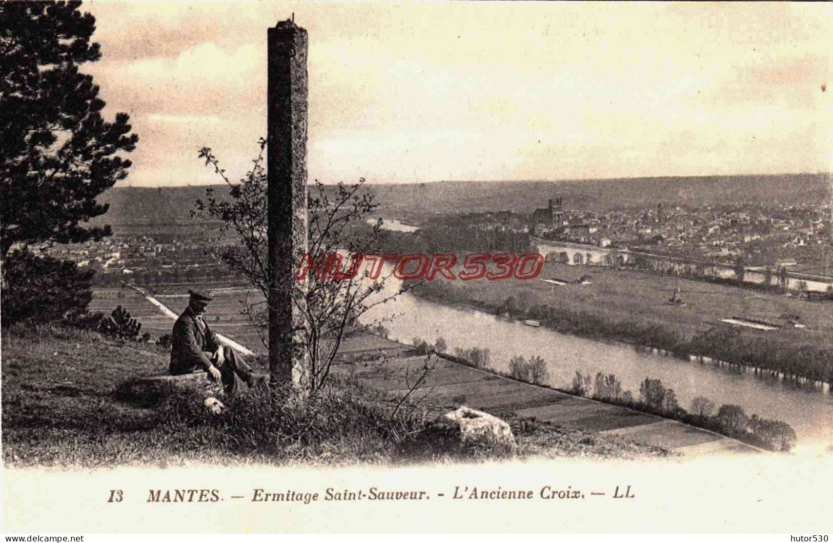 CPA MANTES - YVELINES - ERMITAGE SAINT SAUVEUR - Mantes La Ville