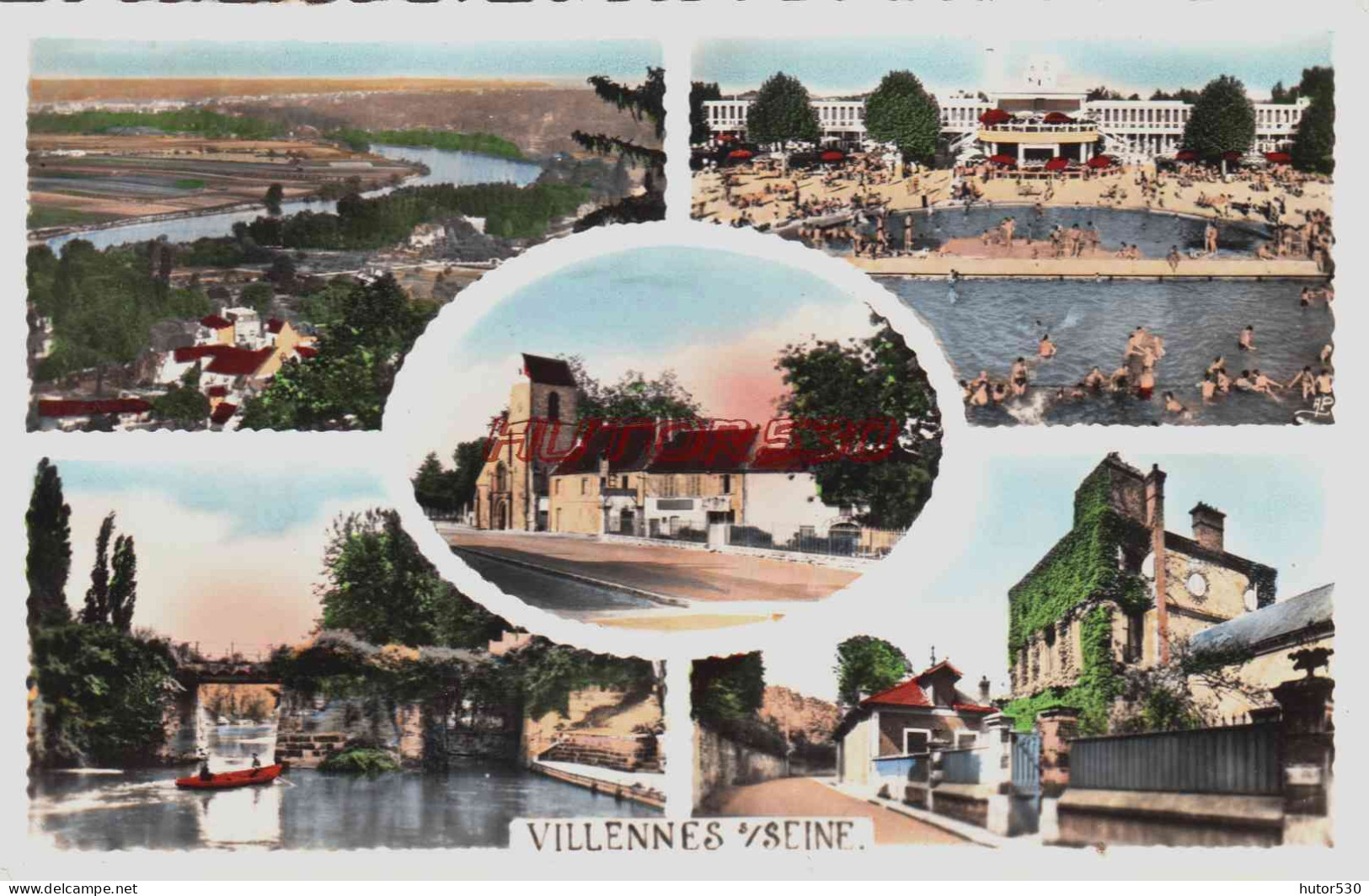 CPSM VILLENNES SUR SEINE - YVELINES - MULTIVUES - Villennes-sur-Seine