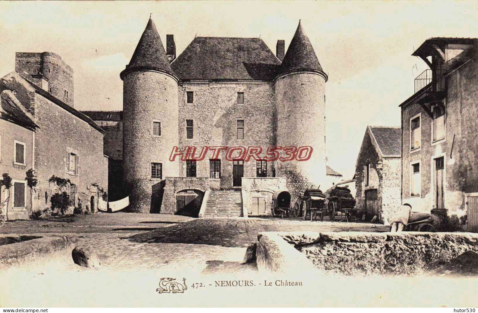 CPA NEMOURS - SEINE ET MARNE - LE CHATEAU - Nemours