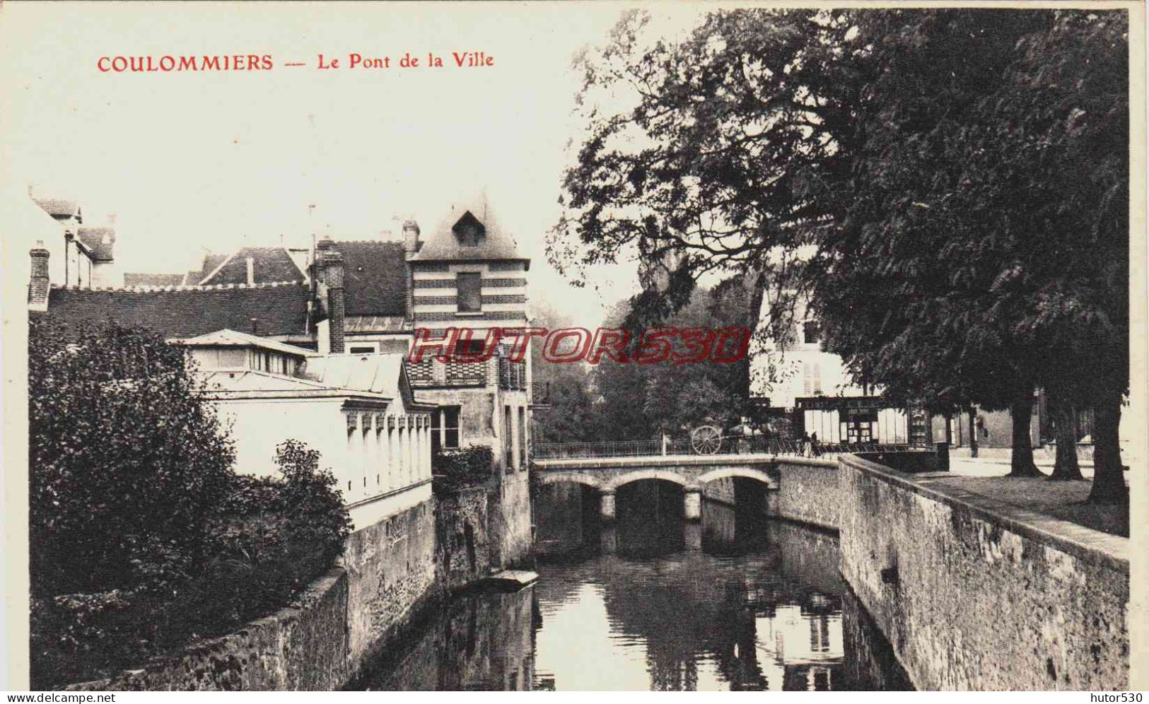 CPA COULOMMIERS - SEINE ET MARNE - LE PONT DE LA VILLE - Coulommiers