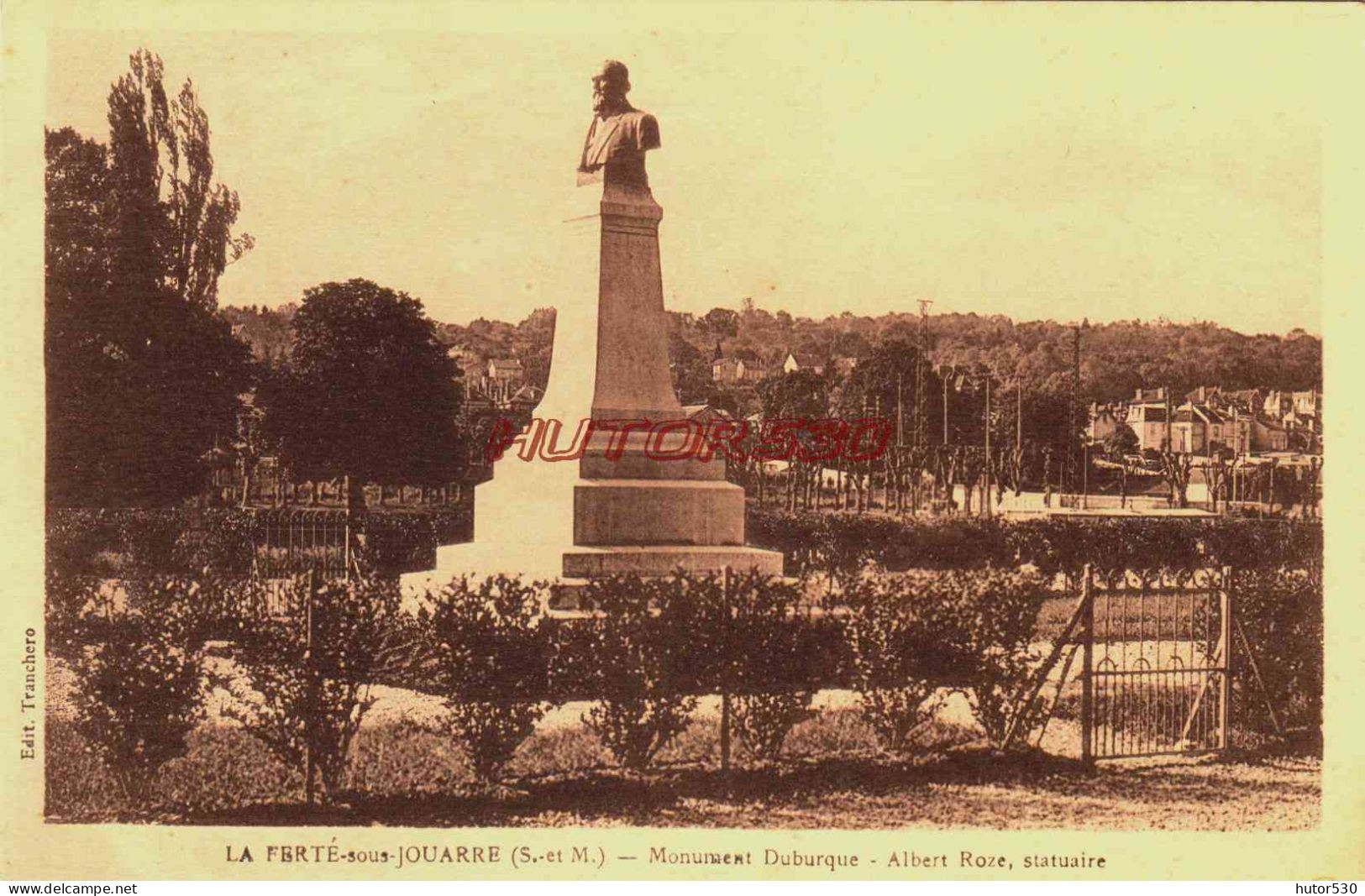 CPA LA FERTE SOUS JOUARRE - SEINE ET MARNE - MONUMENT DUBURQUE - La Ferte Sous Jouarre