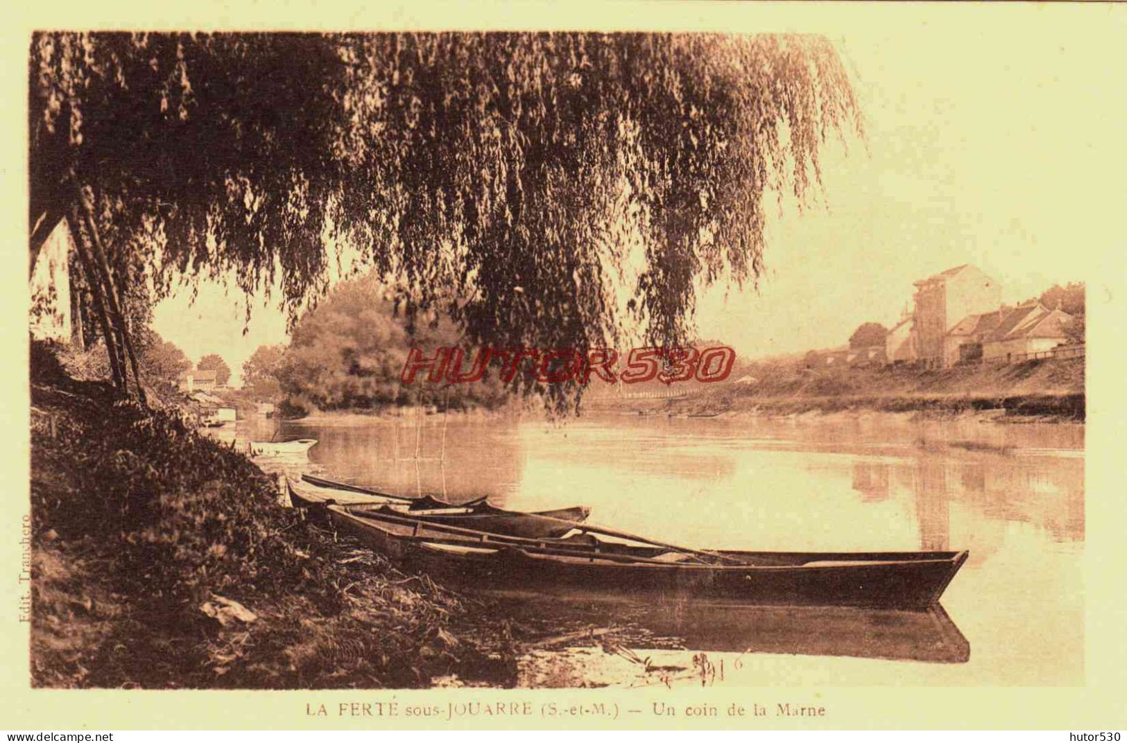 CPA LA FERTE SOUS JOUARRE - SEINE ET MARNE - UN COIN DE LA MARNE - La Ferte Sous Jouarre