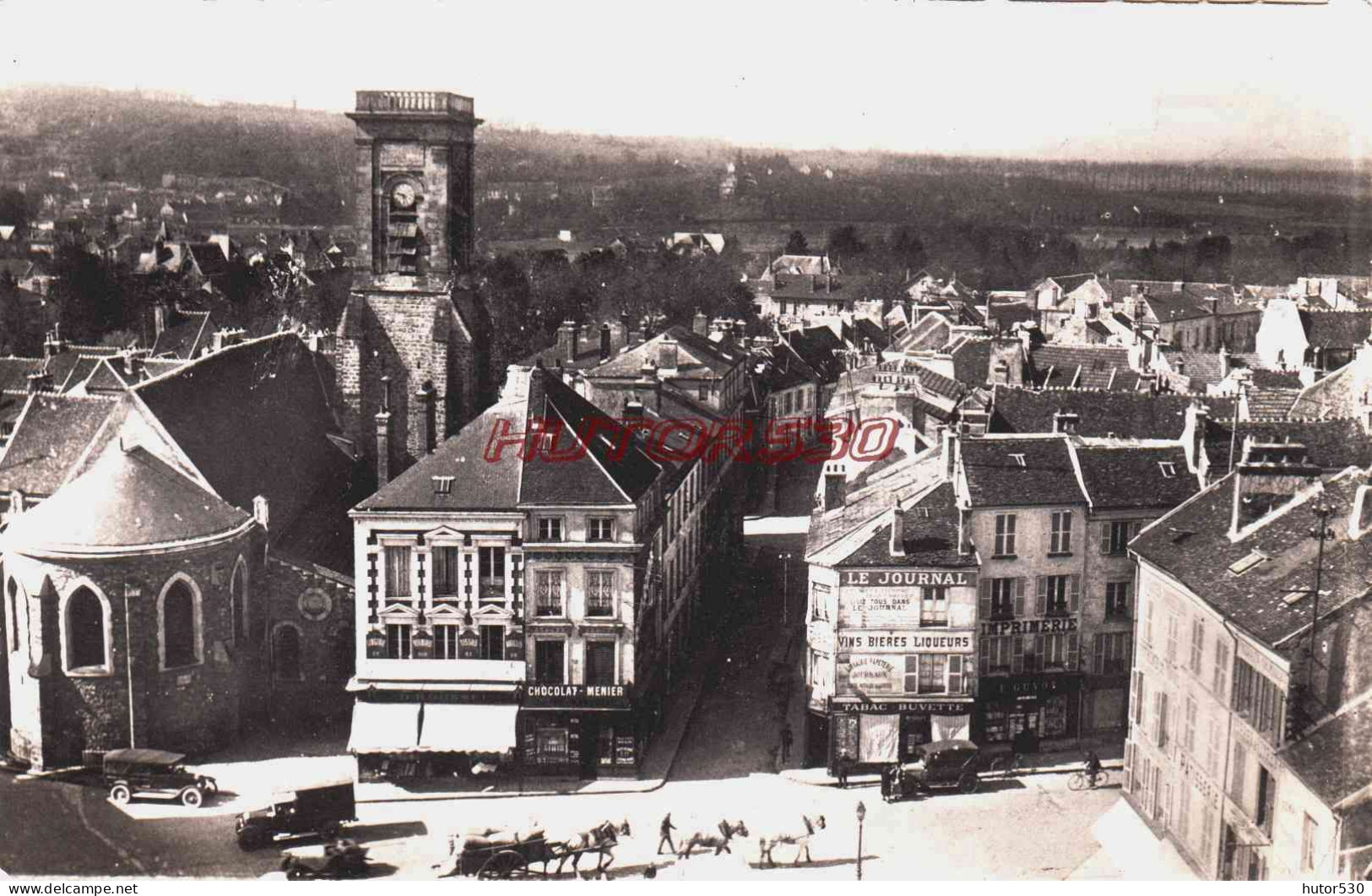 CPSM LA FERTE SOUS JOUARRE - SEINE ET MARNE - VUE D'ENSEMBLE - La Ferte Sous Jouarre