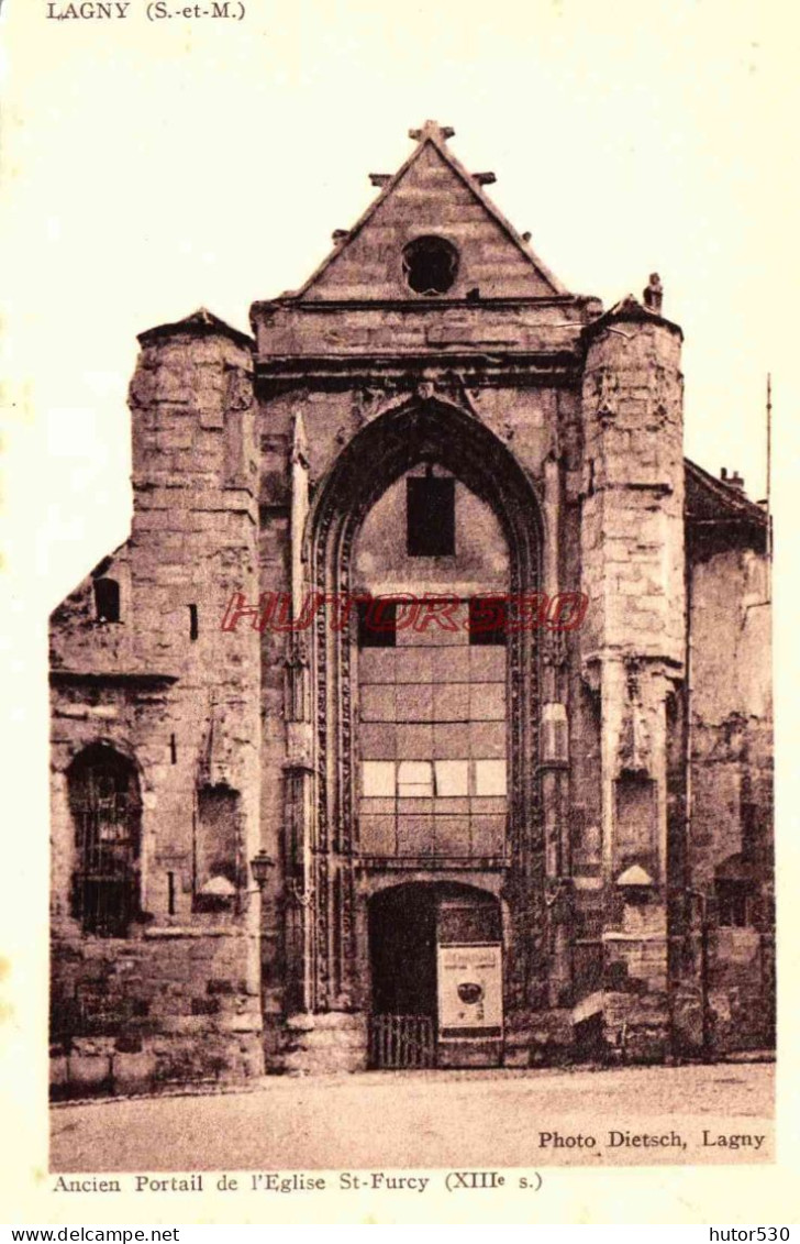 CPA LAGNY - SEINE ET MARNE - L'EGLISE - Lagny Sur Marne