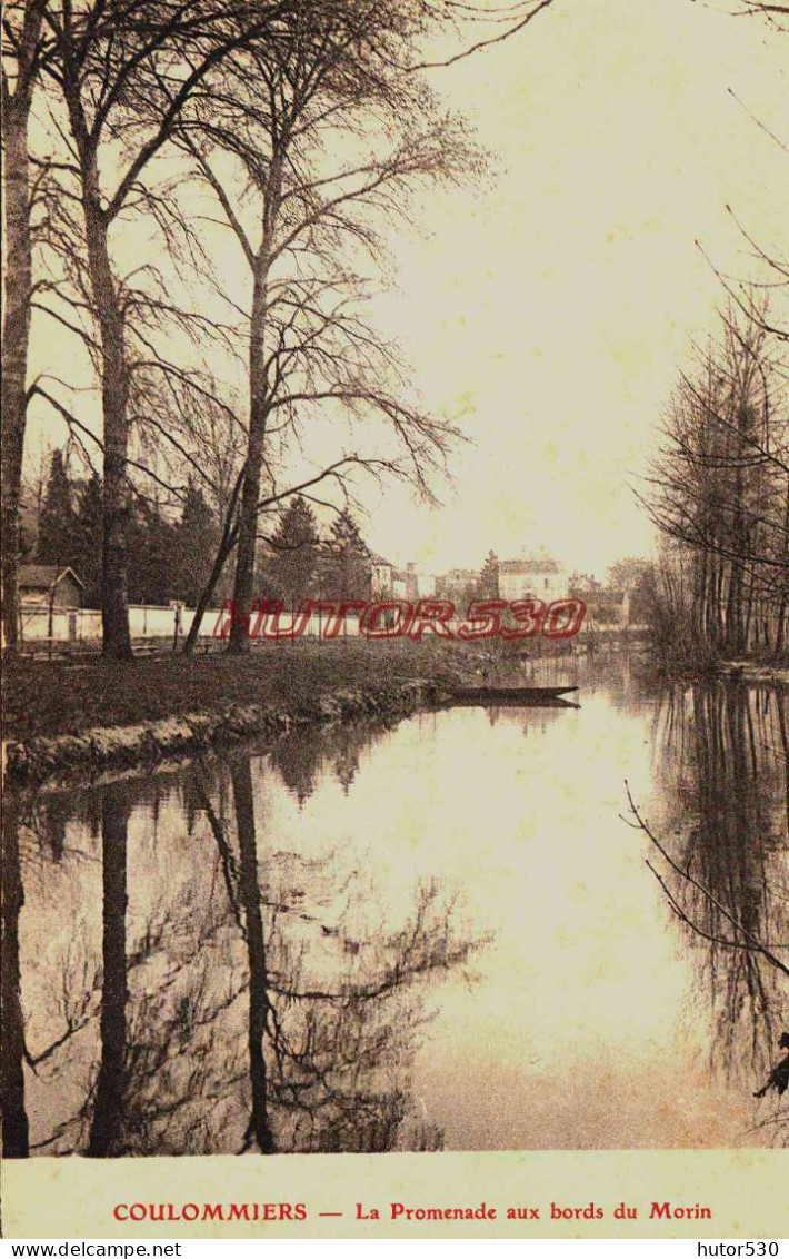 CPA COULOMMIERS - SEINE ET MARNE - LES BORDS DU MORIN - Coulommiers