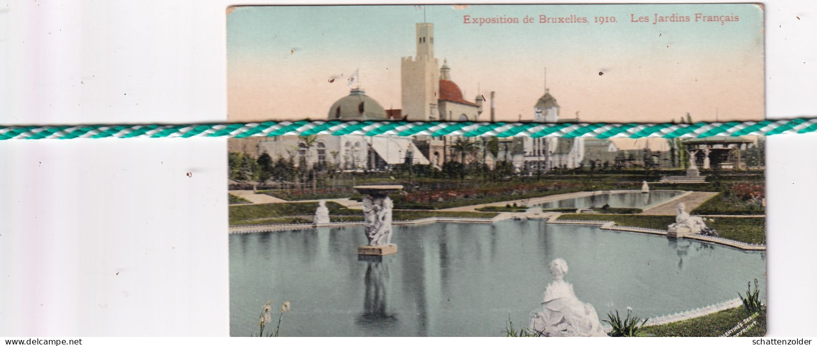 Brussel, Bruxelles, Exposition De Bruxelles 1910, Les Jardins Francais - Exposiciones Universales