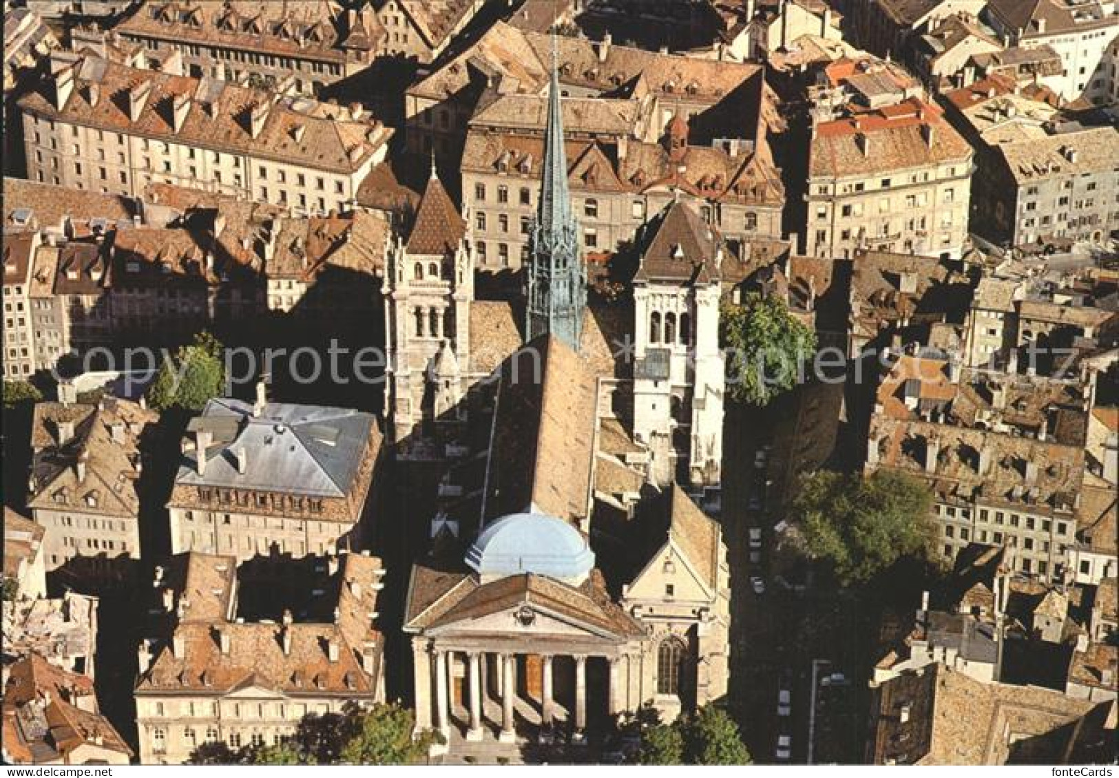 12298893 Geneve GE Cathedrale Saint Pierre Fliegeraufnahme Geneve - Other & Unclassified