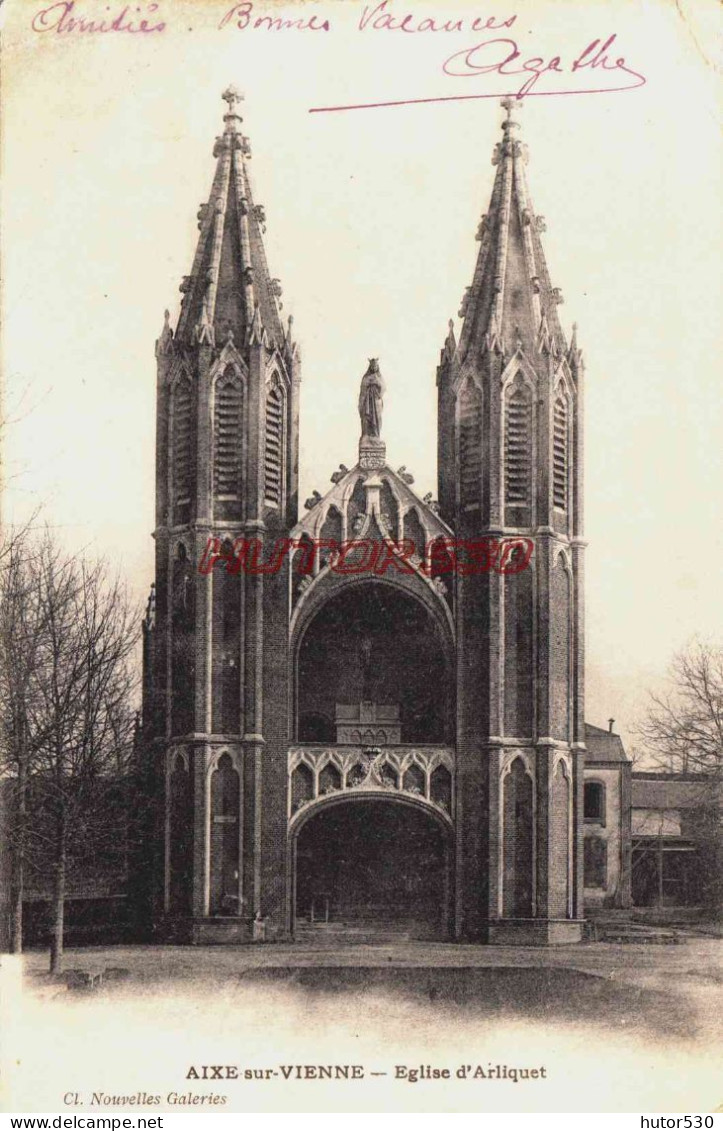 CPA AIXE SUR VIENNE - HAUTE VIENNE - EGLISE D'ARLIQUET - Aixe Sur Vienne