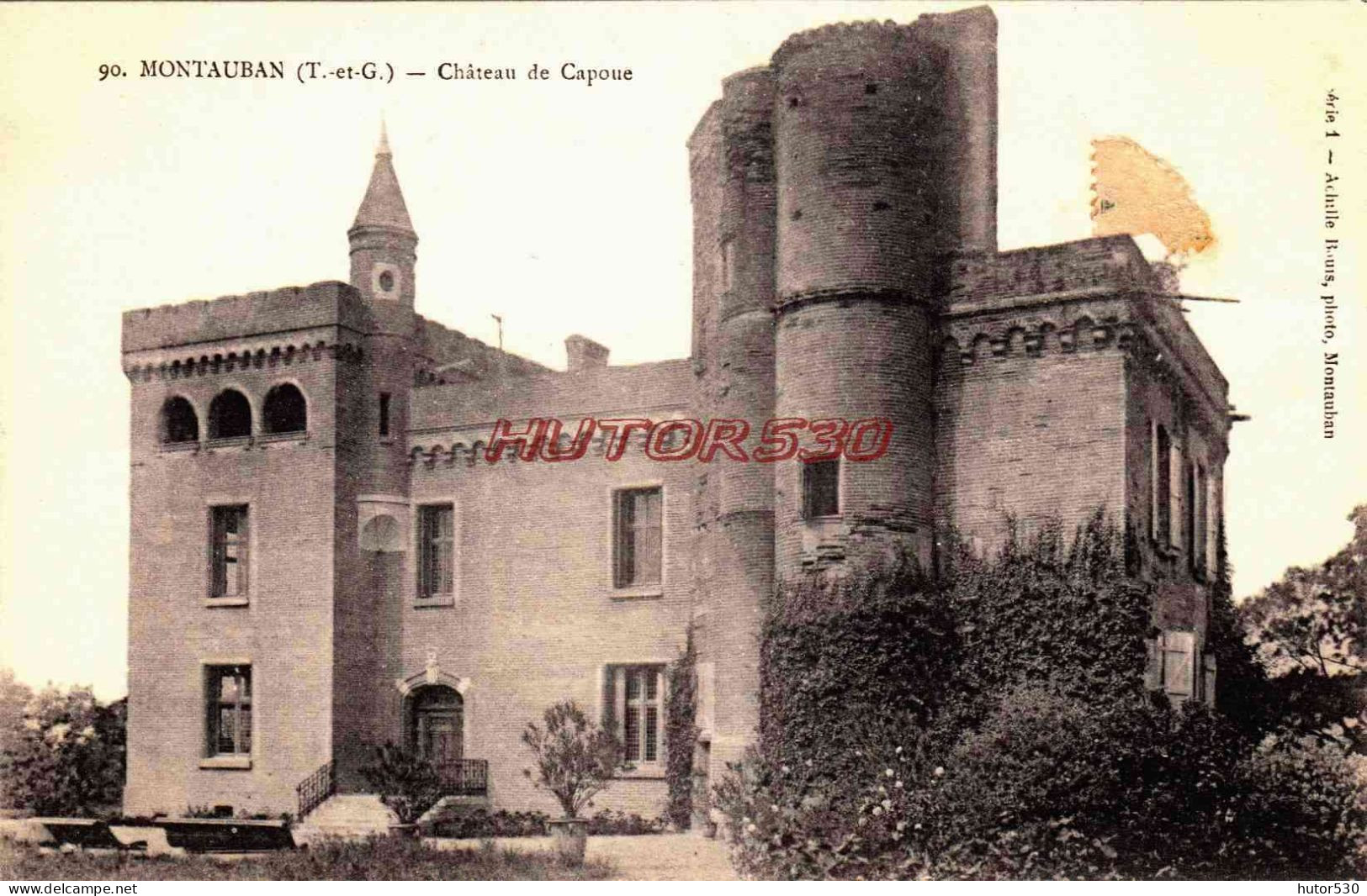 CPA  - TARN ET GARONNE - CHATEAU DE CAPOUE - Other & Unclassified