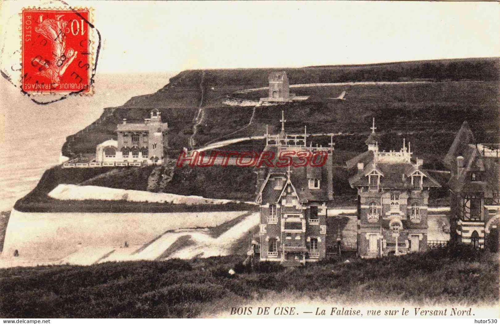 CPA BOIS DE CISE - SOMME - LA FALAISE - Bois-de-Cise