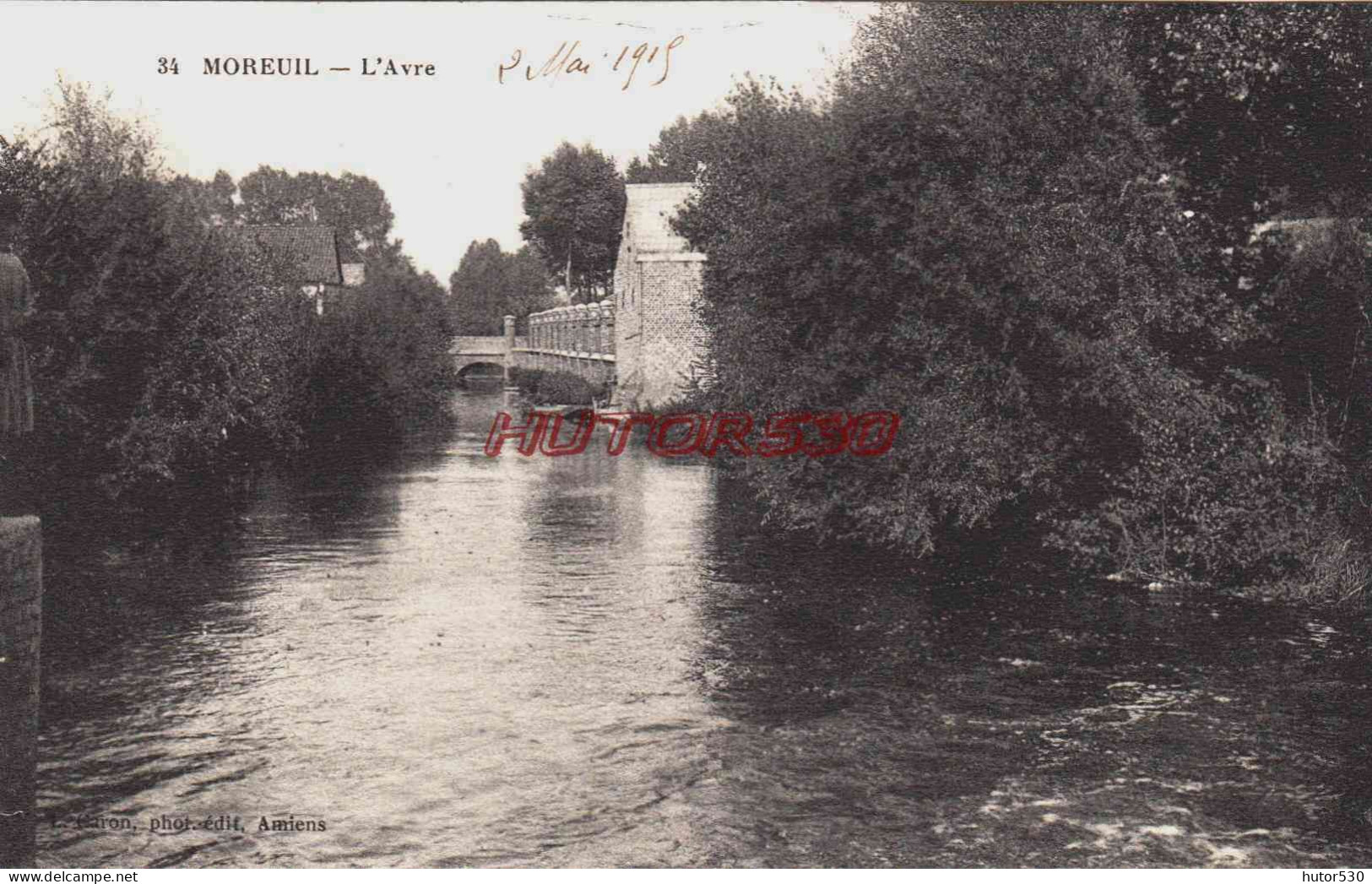 CPA MOREUIL - SOMME - L'AVRE - Moreuil
