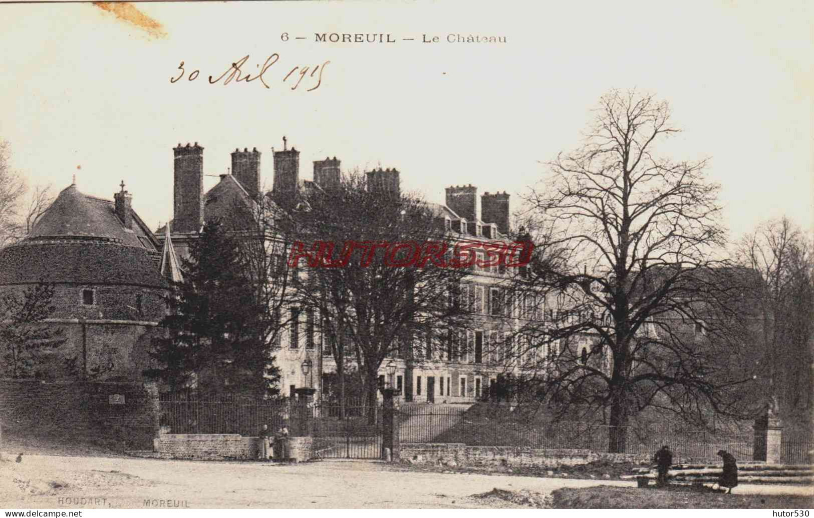 CPA MOREUIL - SOMME - LE CHATEAU - Moreuil
