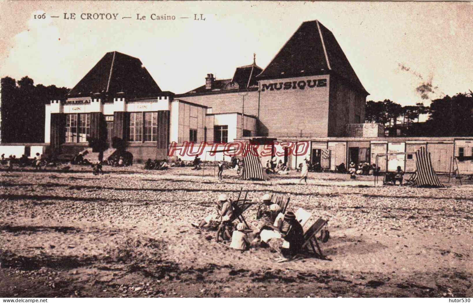 CPA LE CROTOY - SOMME - LE CASINO - Le Crotoy