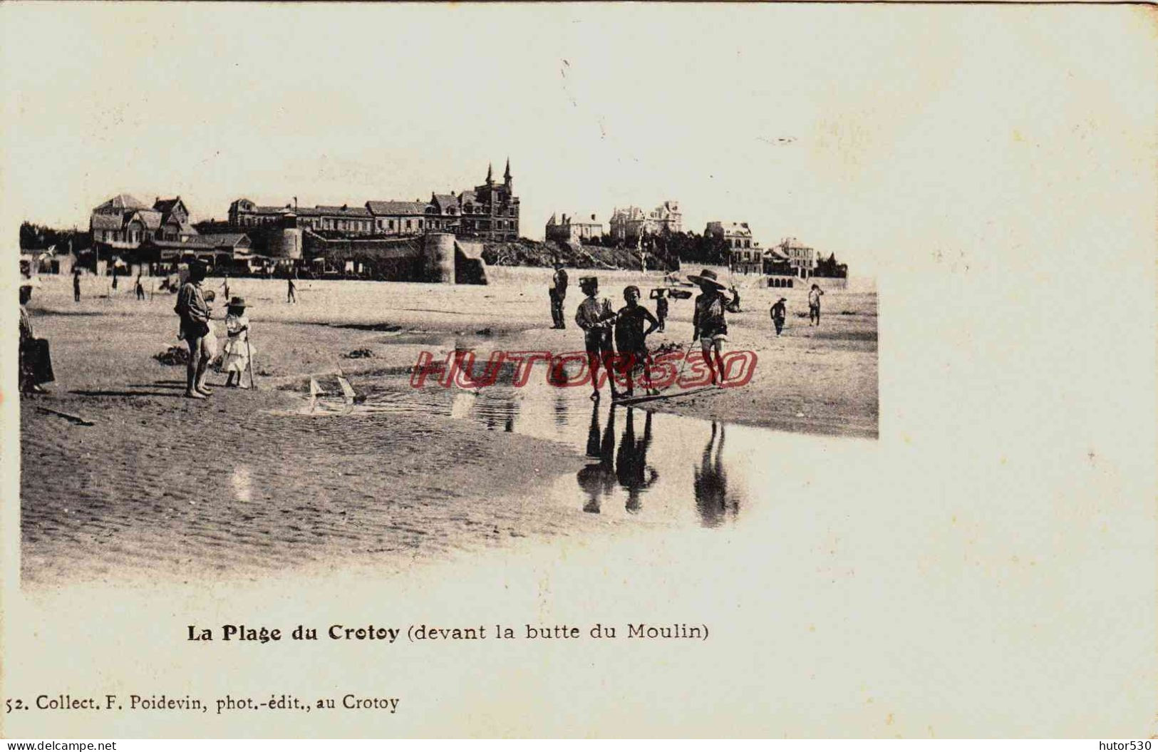 CPA LE CROTOY - SOMME - LA PLAGE - Le Crotoy