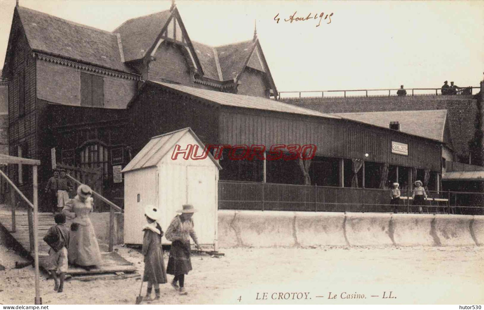 CPA LE CROTOY - SOMME - LE CASINO - Le Crotoy