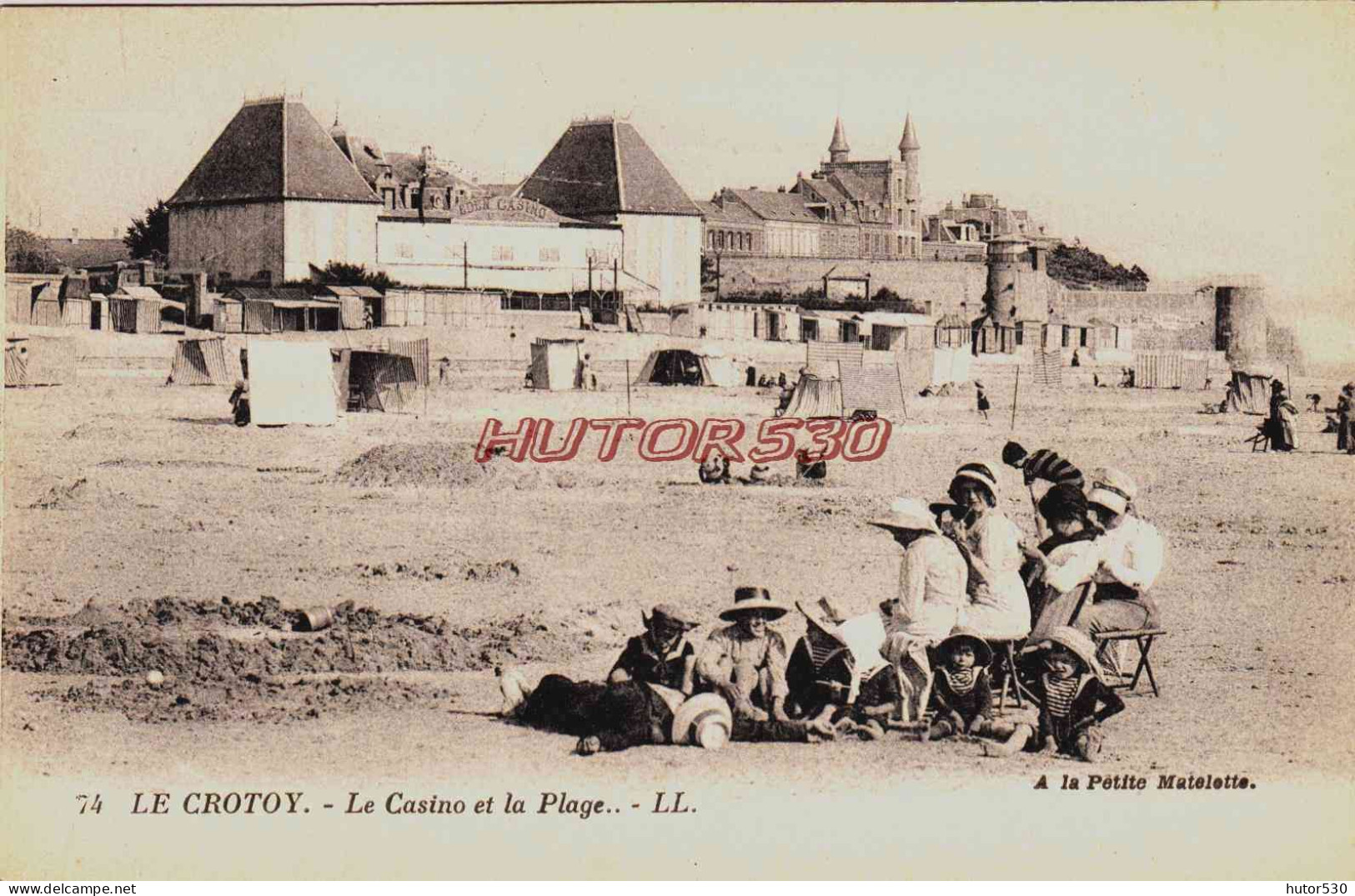 CPA LE CROTOY - SOMME - LA PLAGE - Le Crotoy