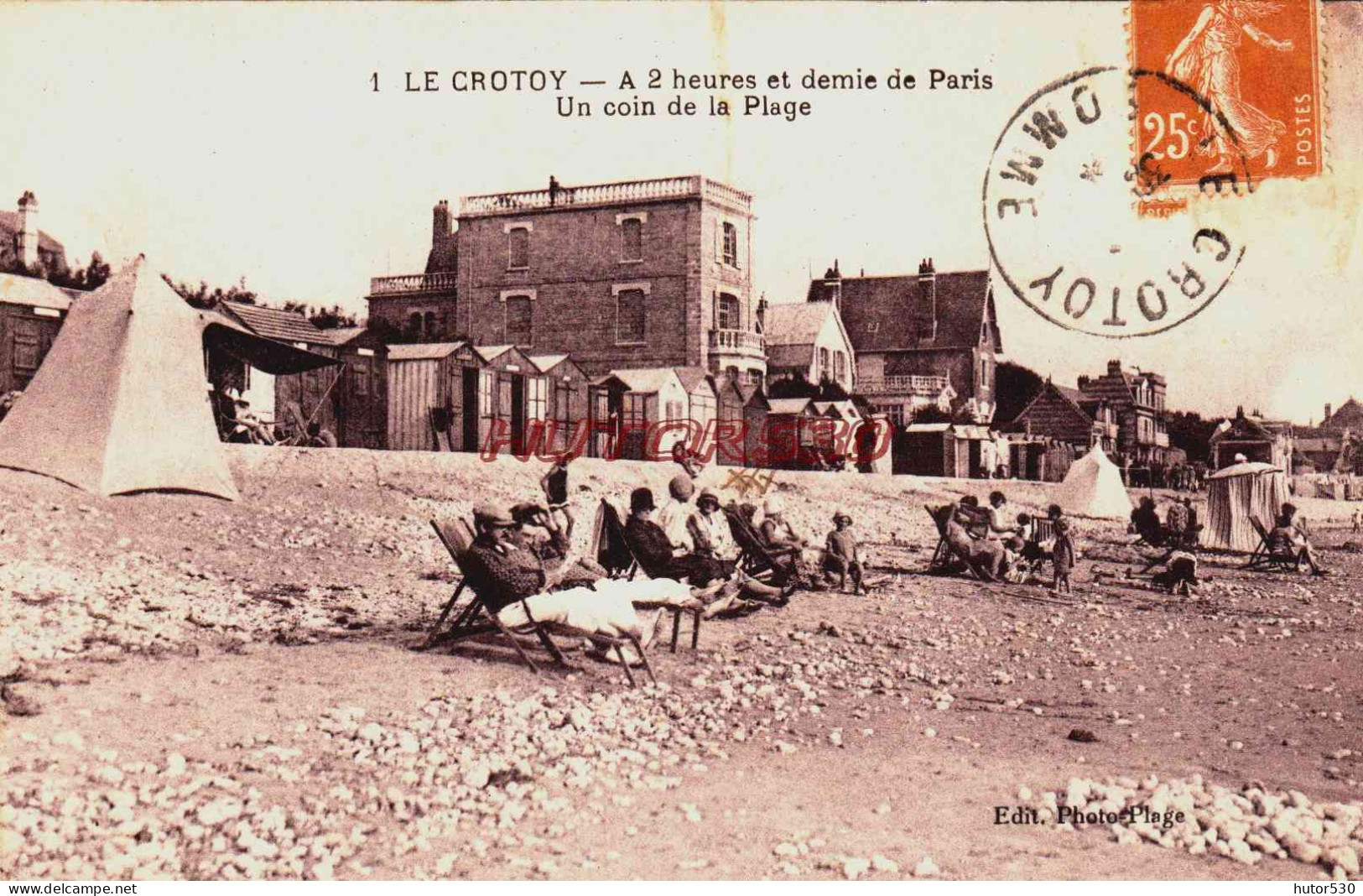 CPA LE CROTOY - SOMME - LA PLAGE - Le Crotoy