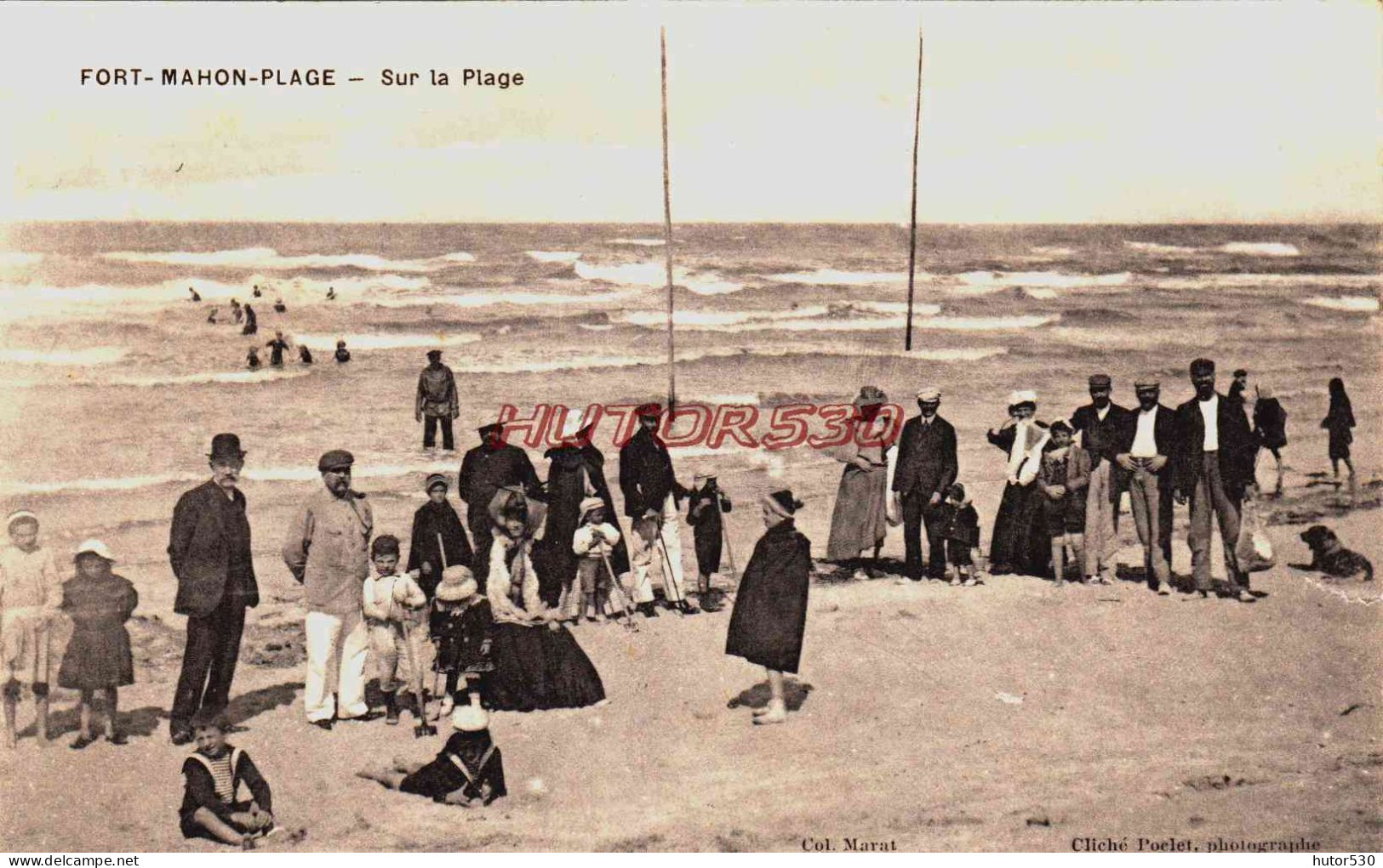 CPA FORT MAHON - SOMME - LA PLAGE - Fort Mahon