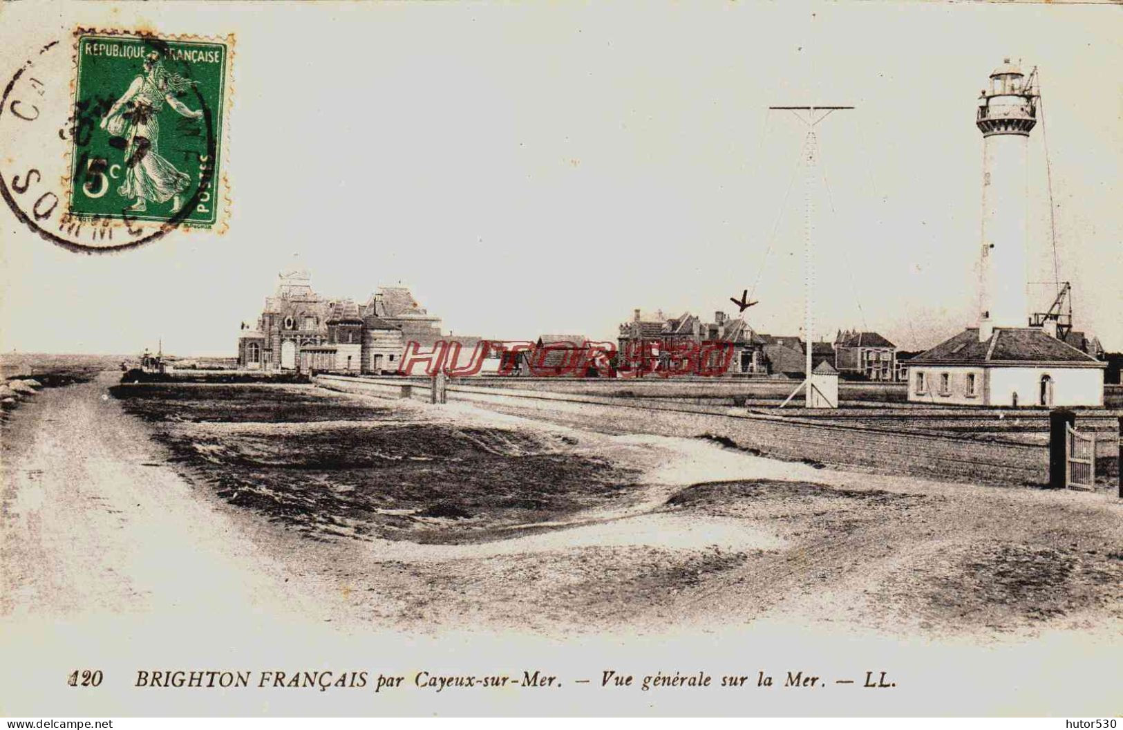 CPA CAYEUX SUR MER - SOMME - BRIGHTON - VUE GENERALE - Cayeux Sur Mer