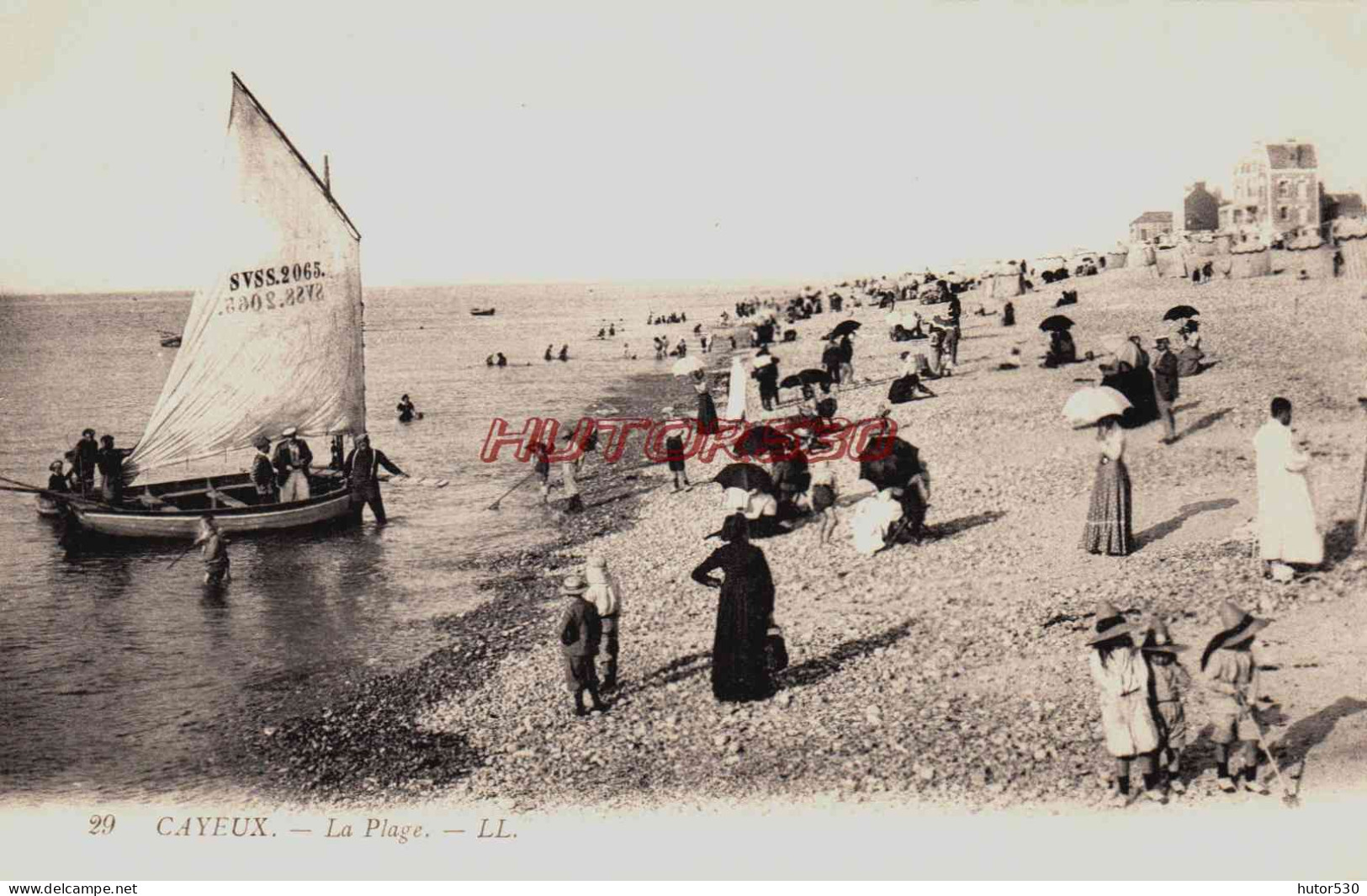 CPA CAYEUX SUR MER - SOMME - LA PLAGE - Cayeux Sur Mer